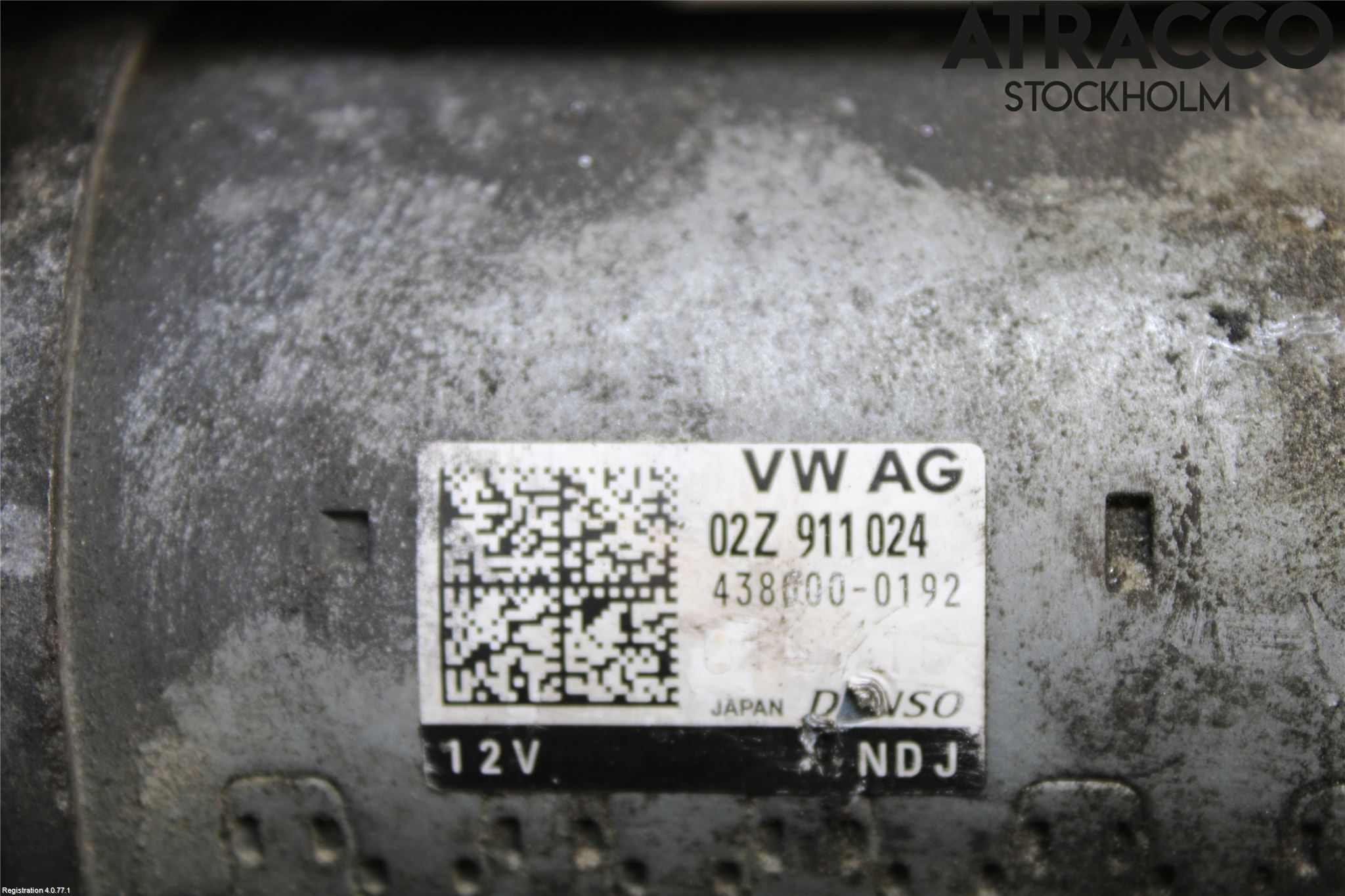 Volkswagen VW GOLF / E-GOLF VII 13-20 Startmotor