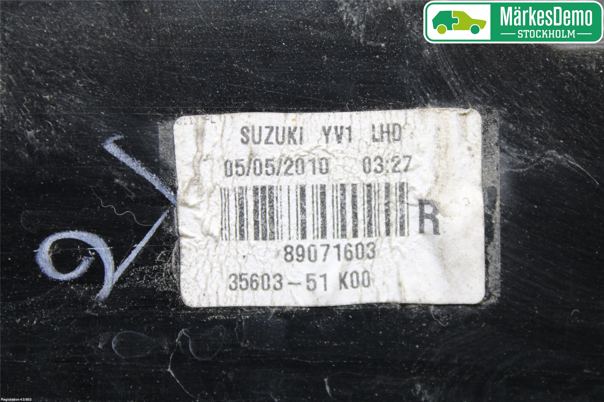 Suzuki SPLASH Bakljus Höger