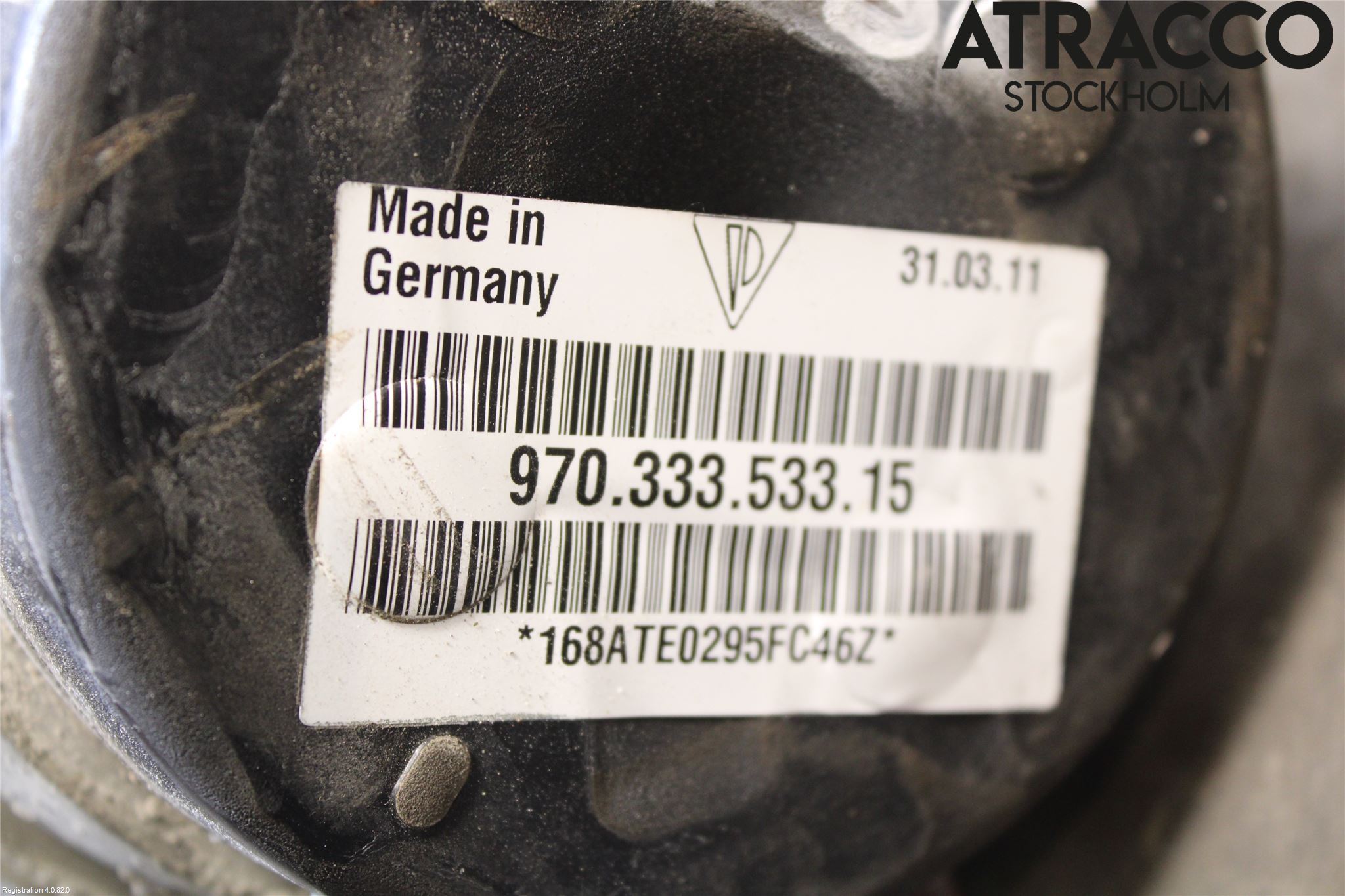 Porsche PANAMERA 09- Nivå-Luftfjädring Bälg