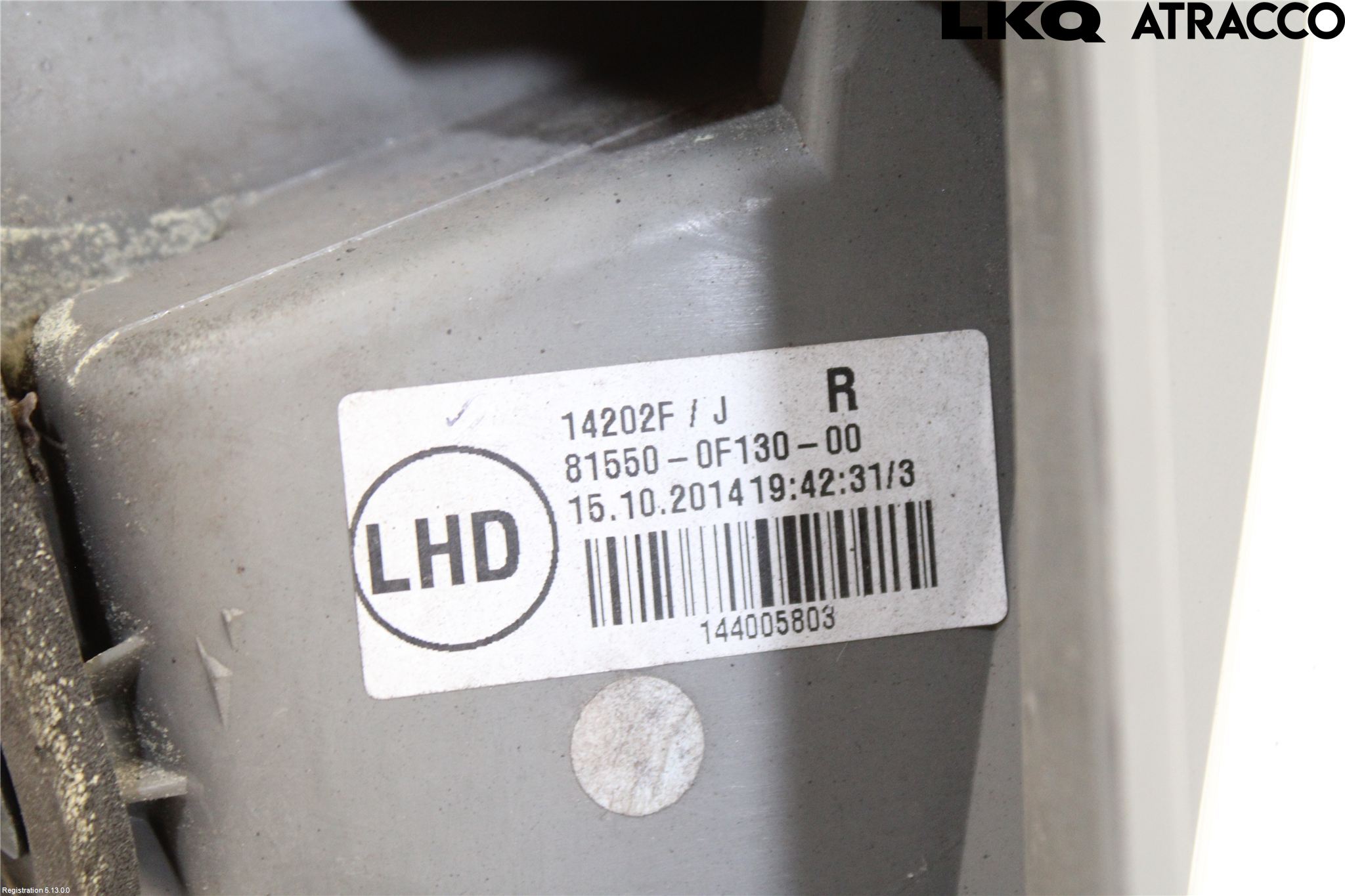 Toyota VERSO 09-18 Bakljus Höger
