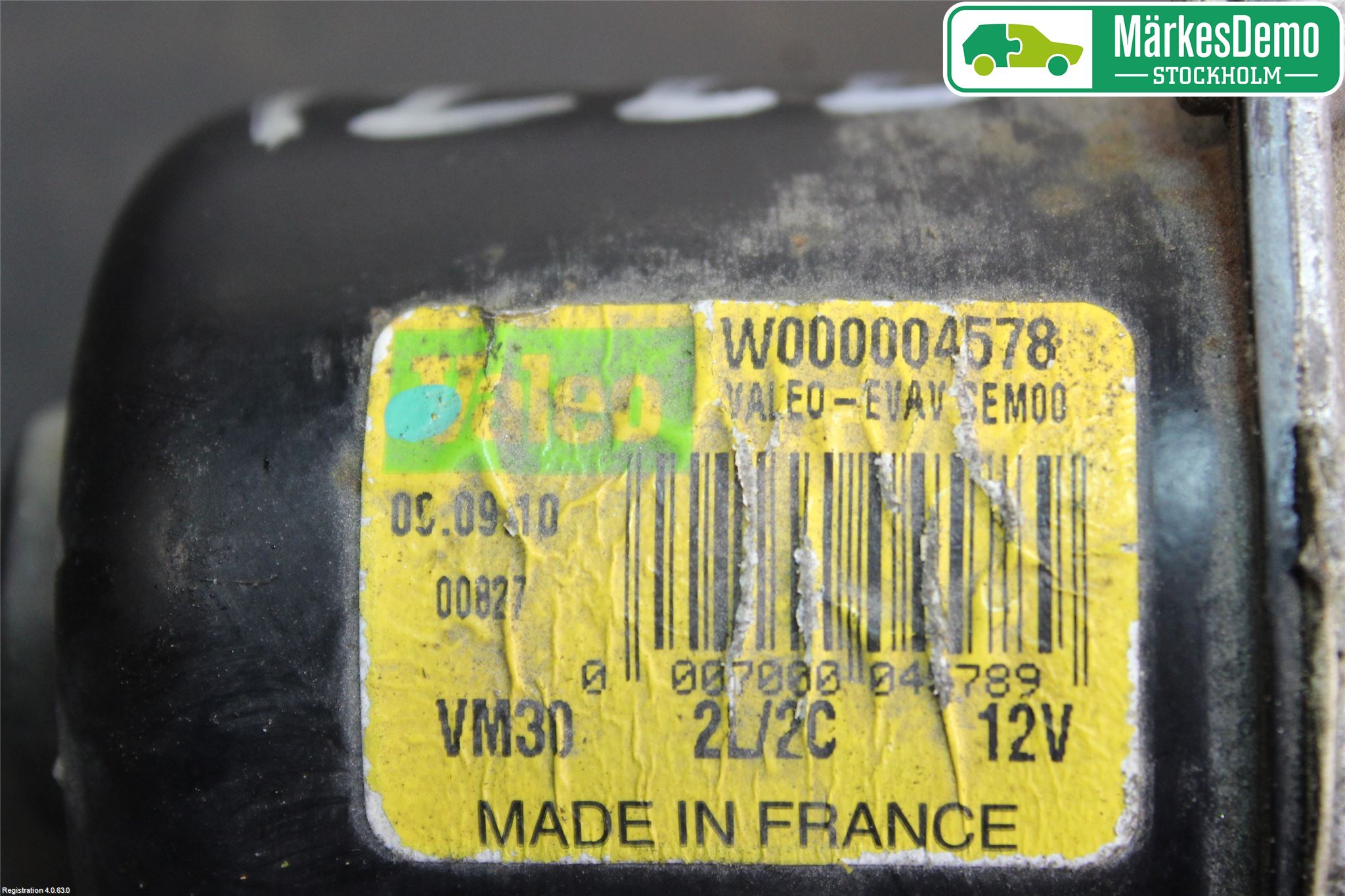 Citroen C3 10-17 Torkarmotor Vindruta