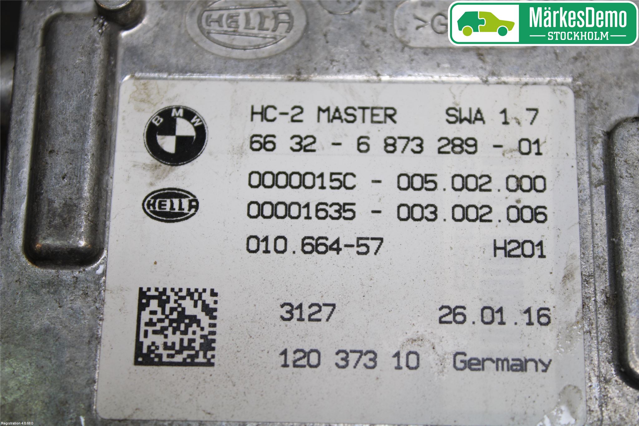 BMW X5 F15 13-18 Sensor Aktivt Kollisionsskydd