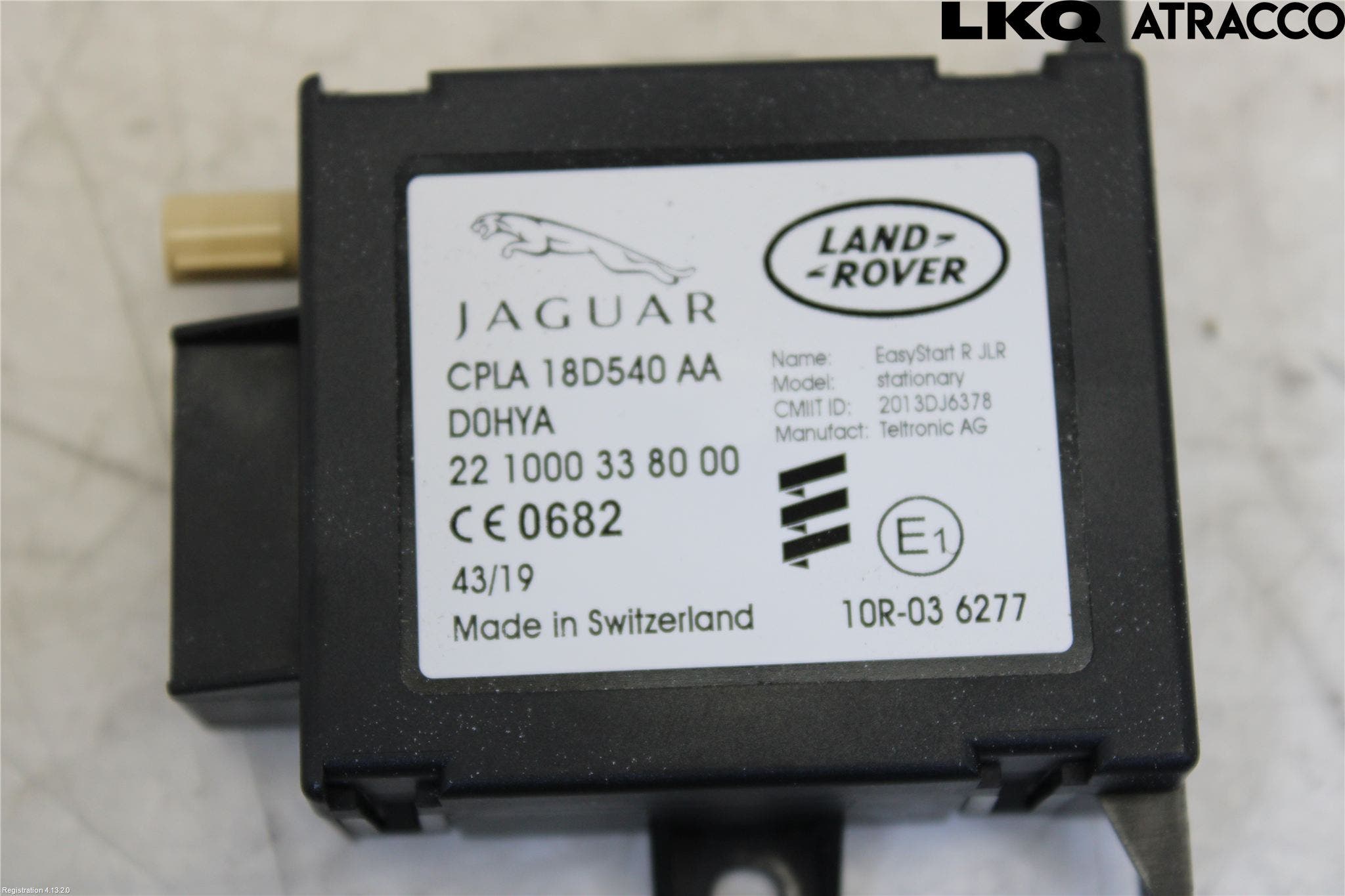 Landrover RANGE ROVER VELAR (L560) 17- Styrenhet Bensin-Dieselvärmare