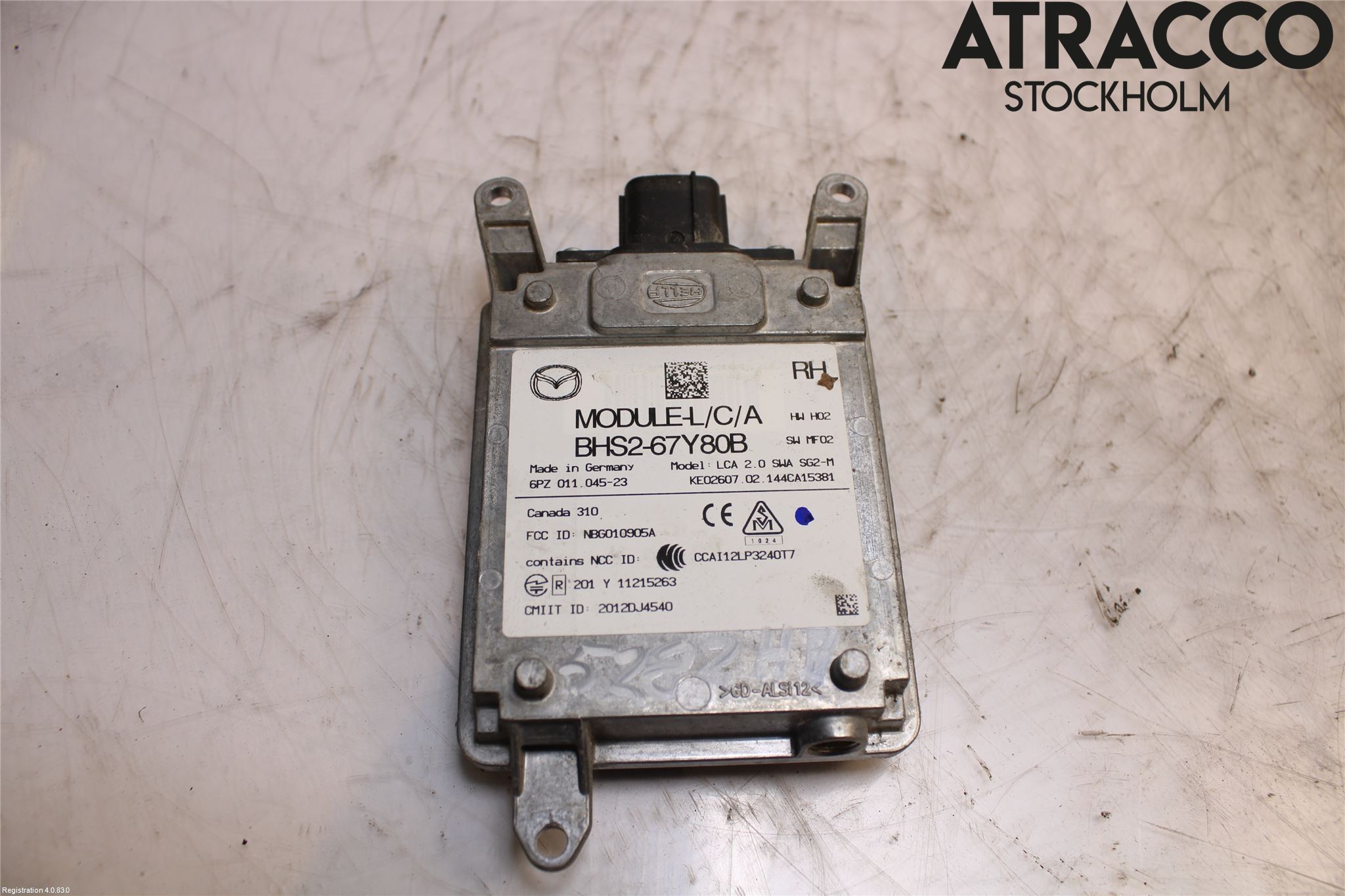 Mazda 3 III 14-19 Sensor Aktivt Kollisionsskydd