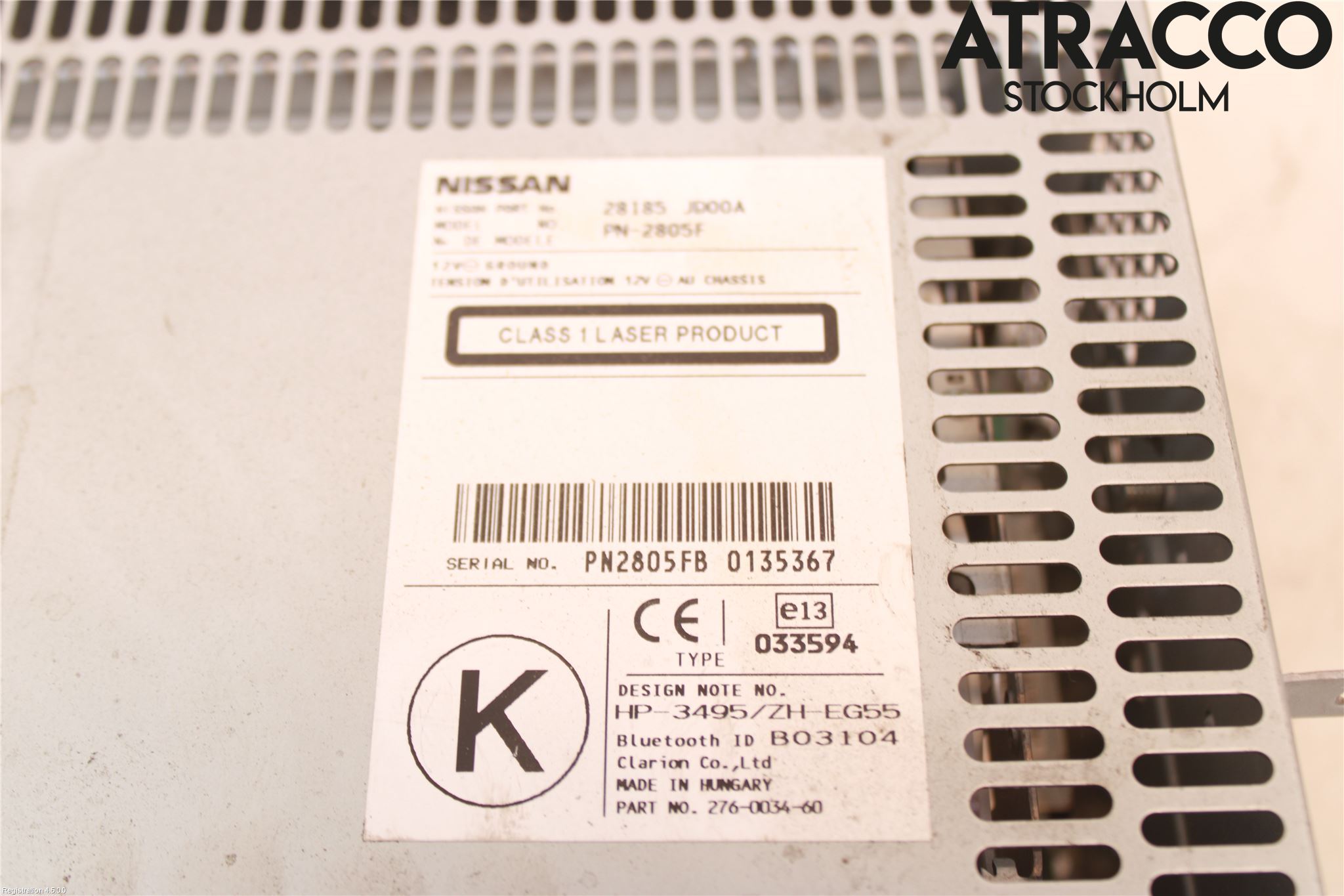 Nissan QASHQAI   07-10 Cd Radio - Multimediapanel