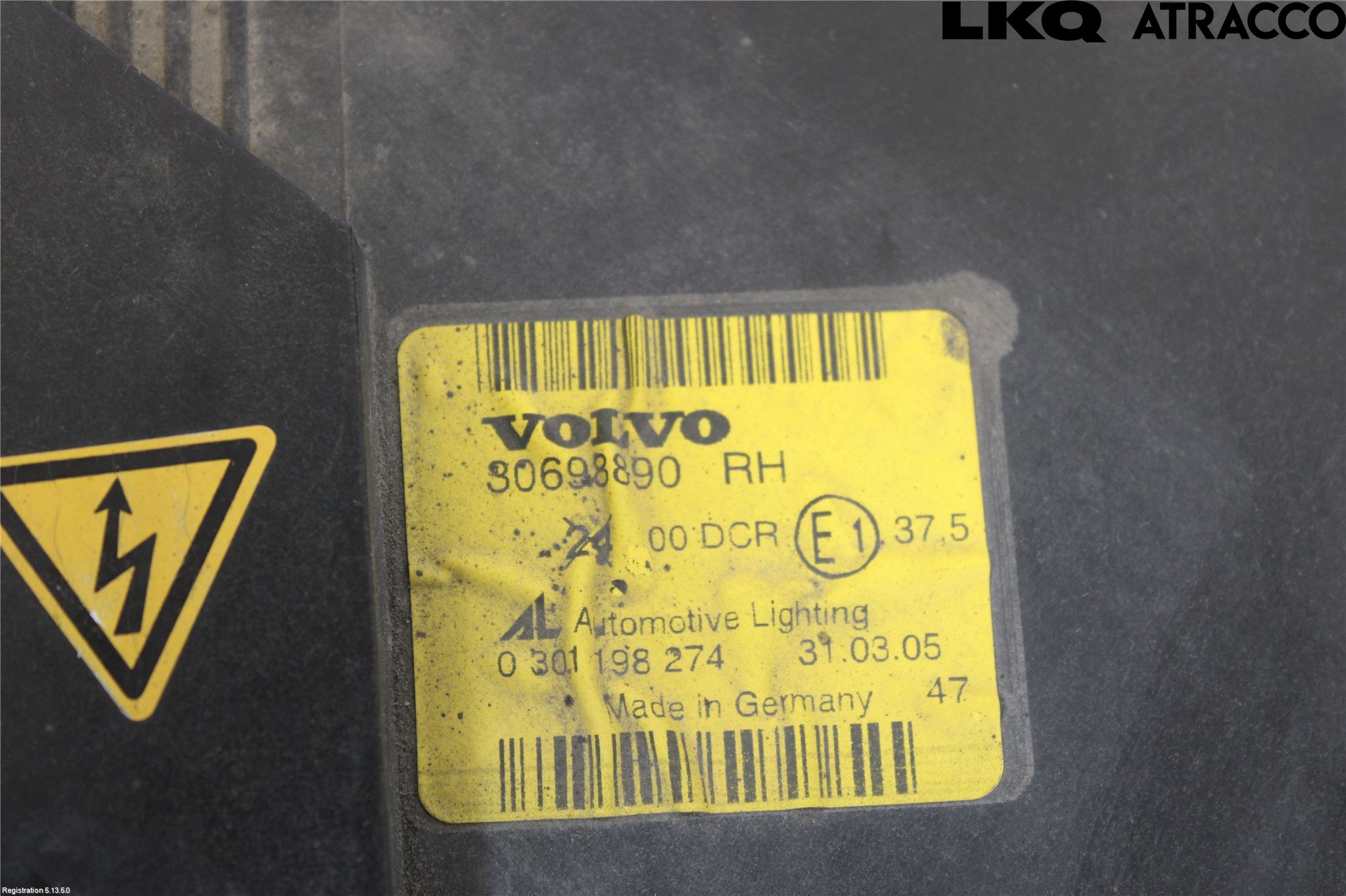 Volvo V50 04-07 Strålkastare Höger