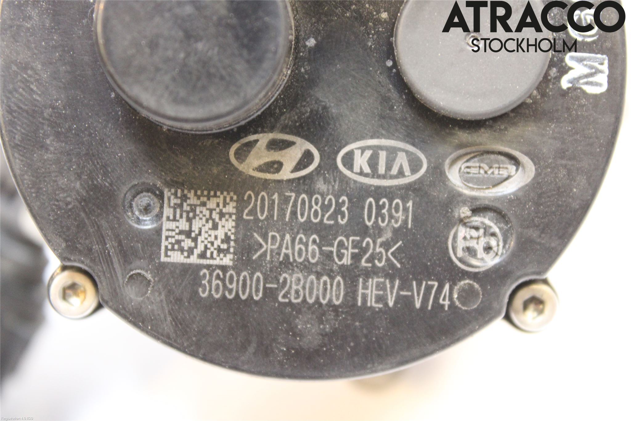 Kia NIRO (DE) 17-22 Värme Cirkulationspump