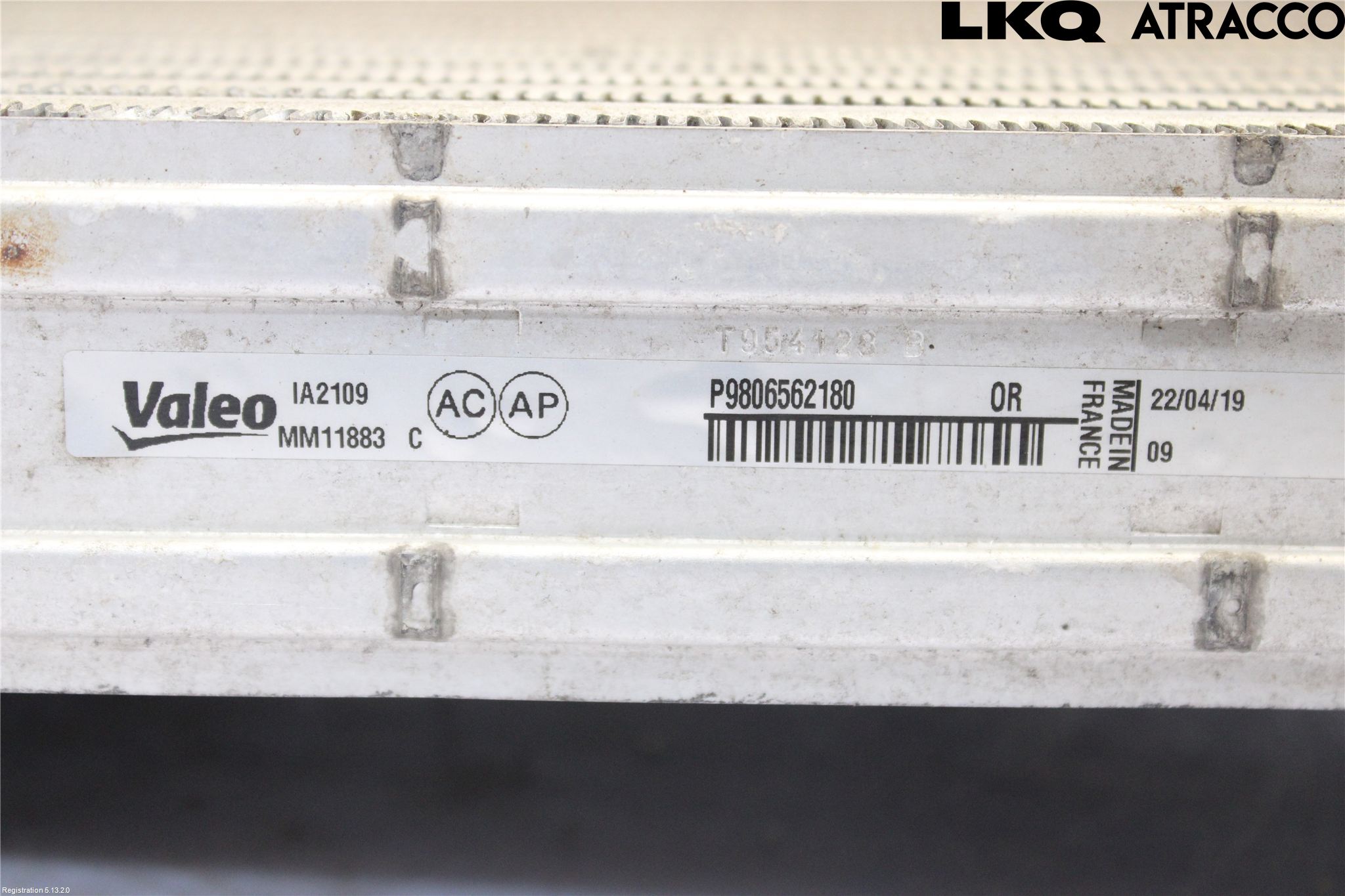 Toyota PROACE II 16- Laddluft-Intercooler Kyl