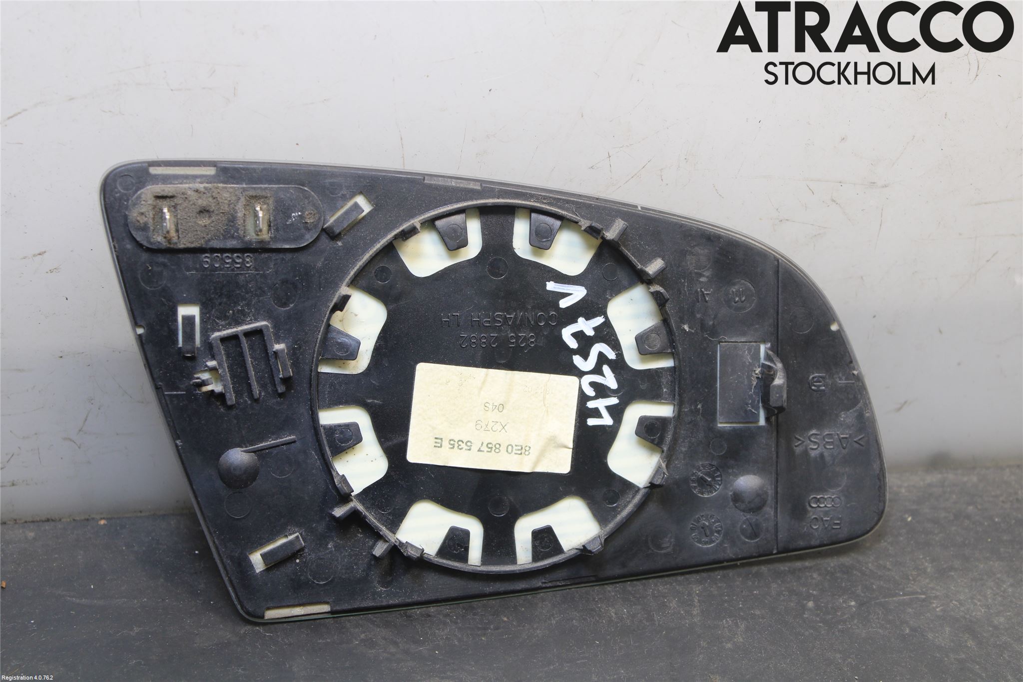 Audi A4/S4 01-05 Spegelglas Vä