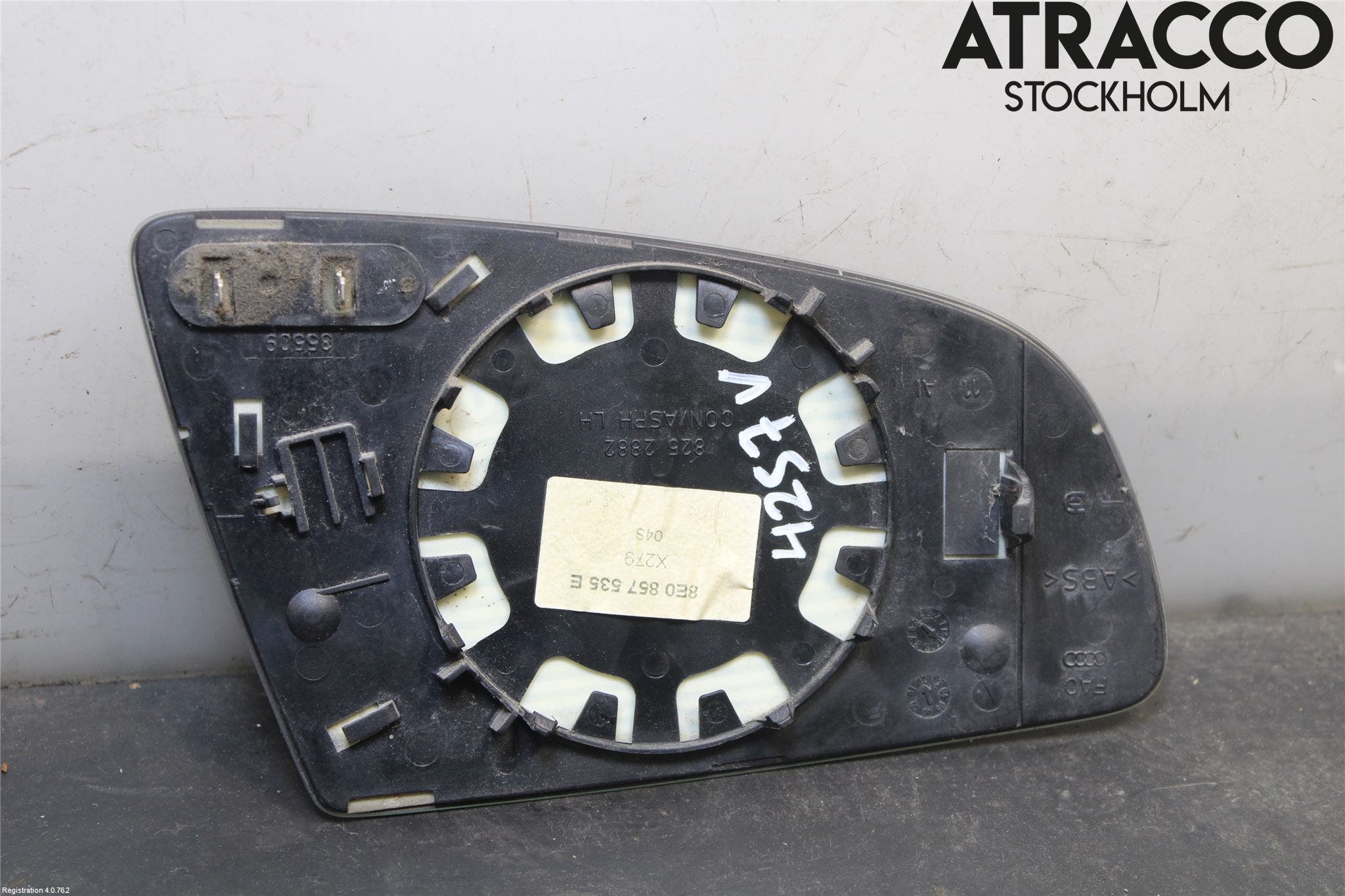 Audi A4/S4 01-05 Spegelglas Vä