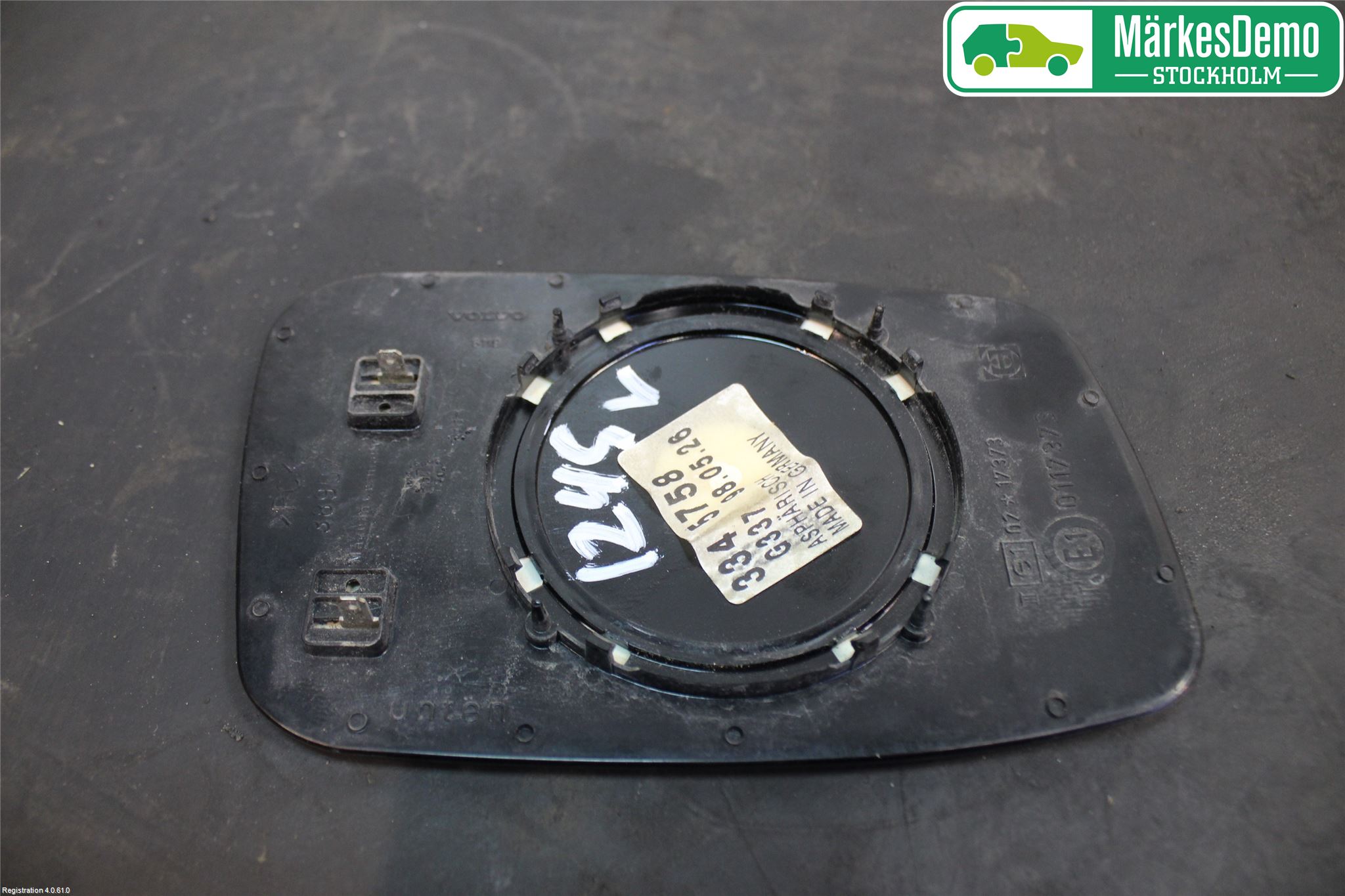 Volvo S40/V40    96-04 Spegelglas Vä