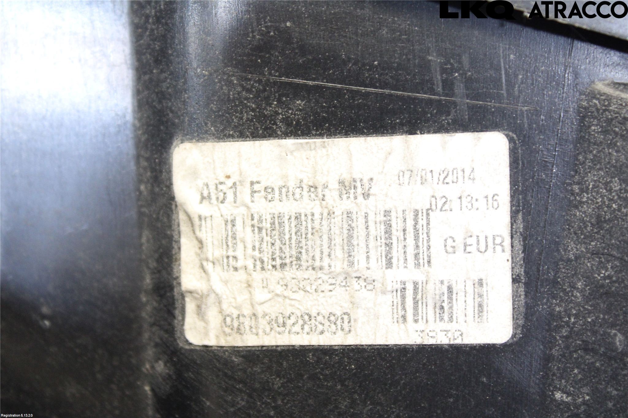Citroen C3 10-17 Bakljus Vänster