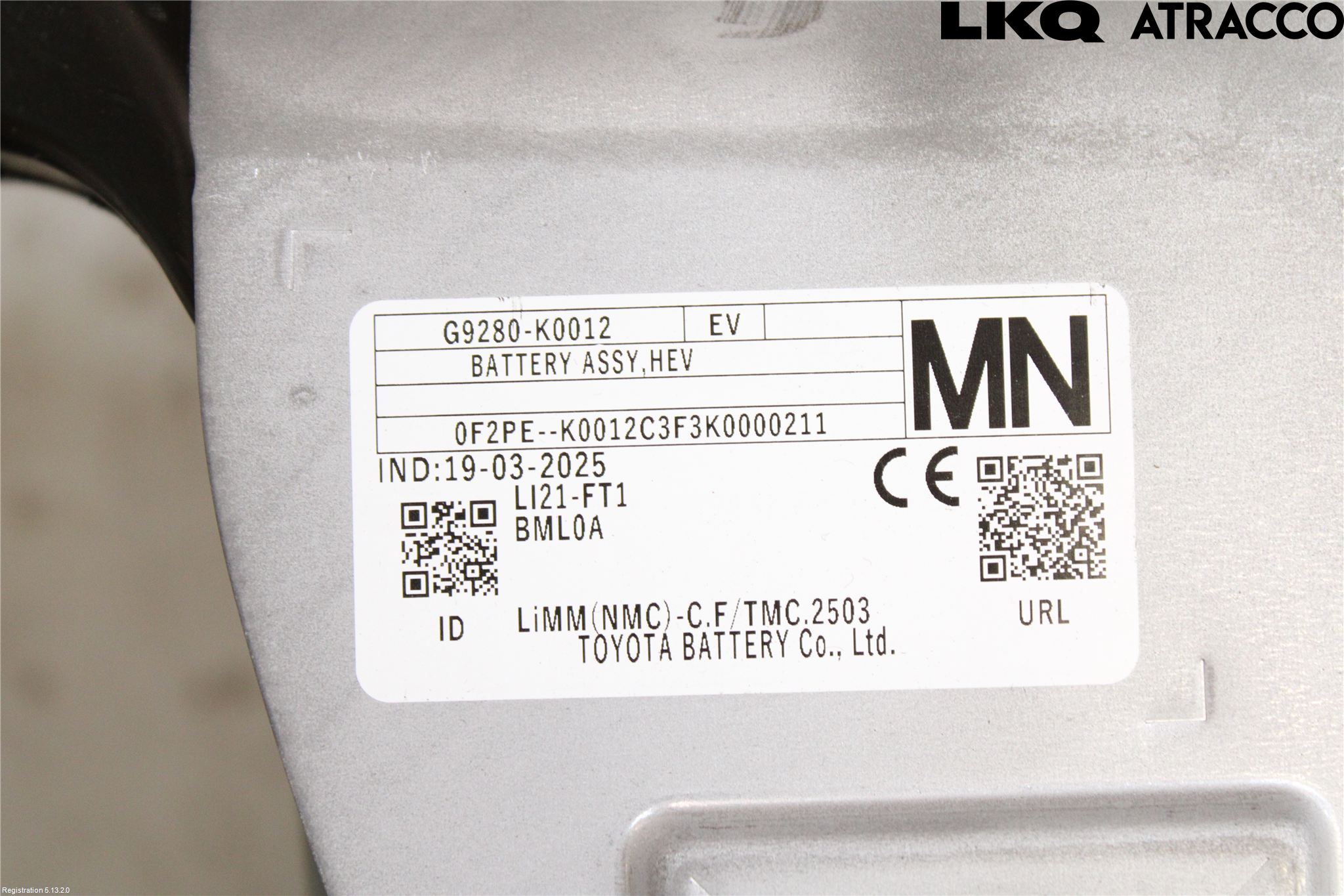 Toyota YARIS CROSS XP21 21- Batteri Högspänning