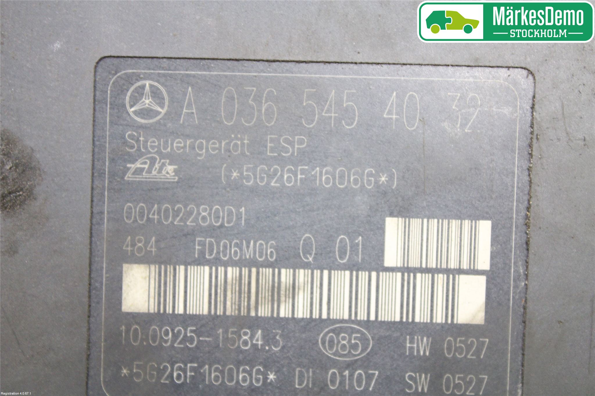 Mercedes-Benz MB C (203) 00-07 Abs Hydraulaggregat
