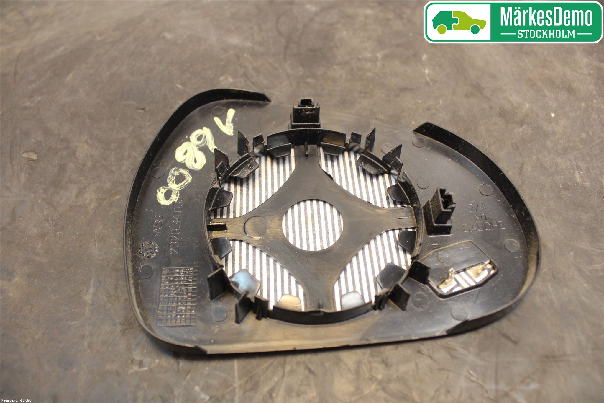 Peugeot 207 Spegelglas Vä