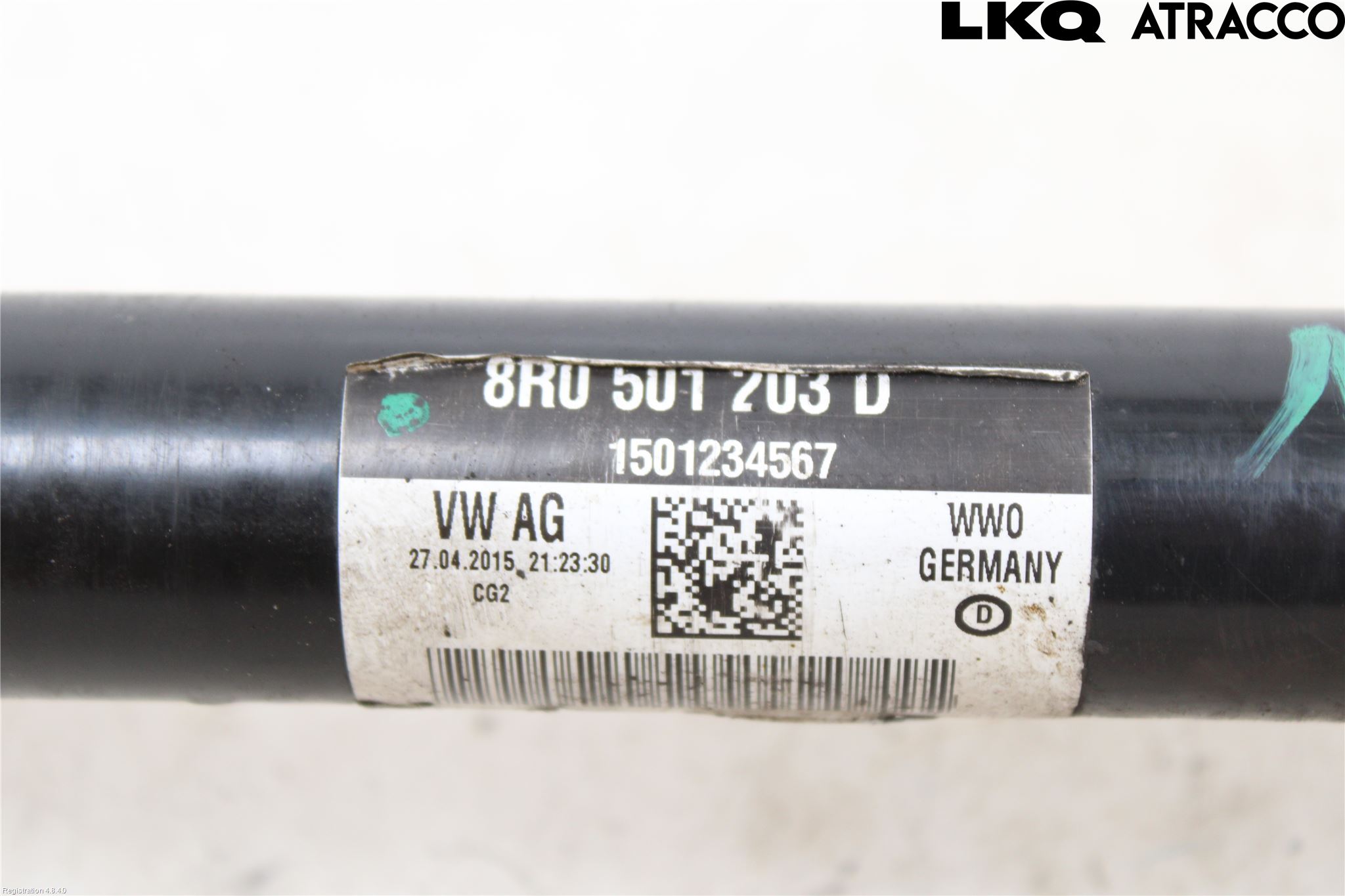 Audi A7/S7 4G 11-17 Drivaxel Bak Vänster
