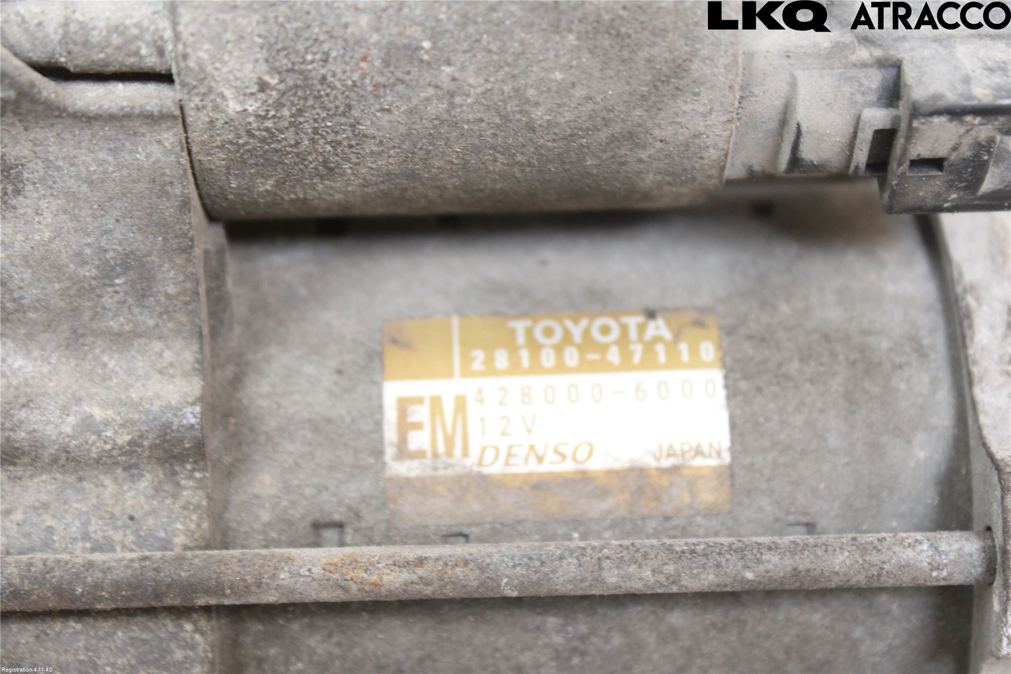 Toyota URBAN CRUISER Startmotor