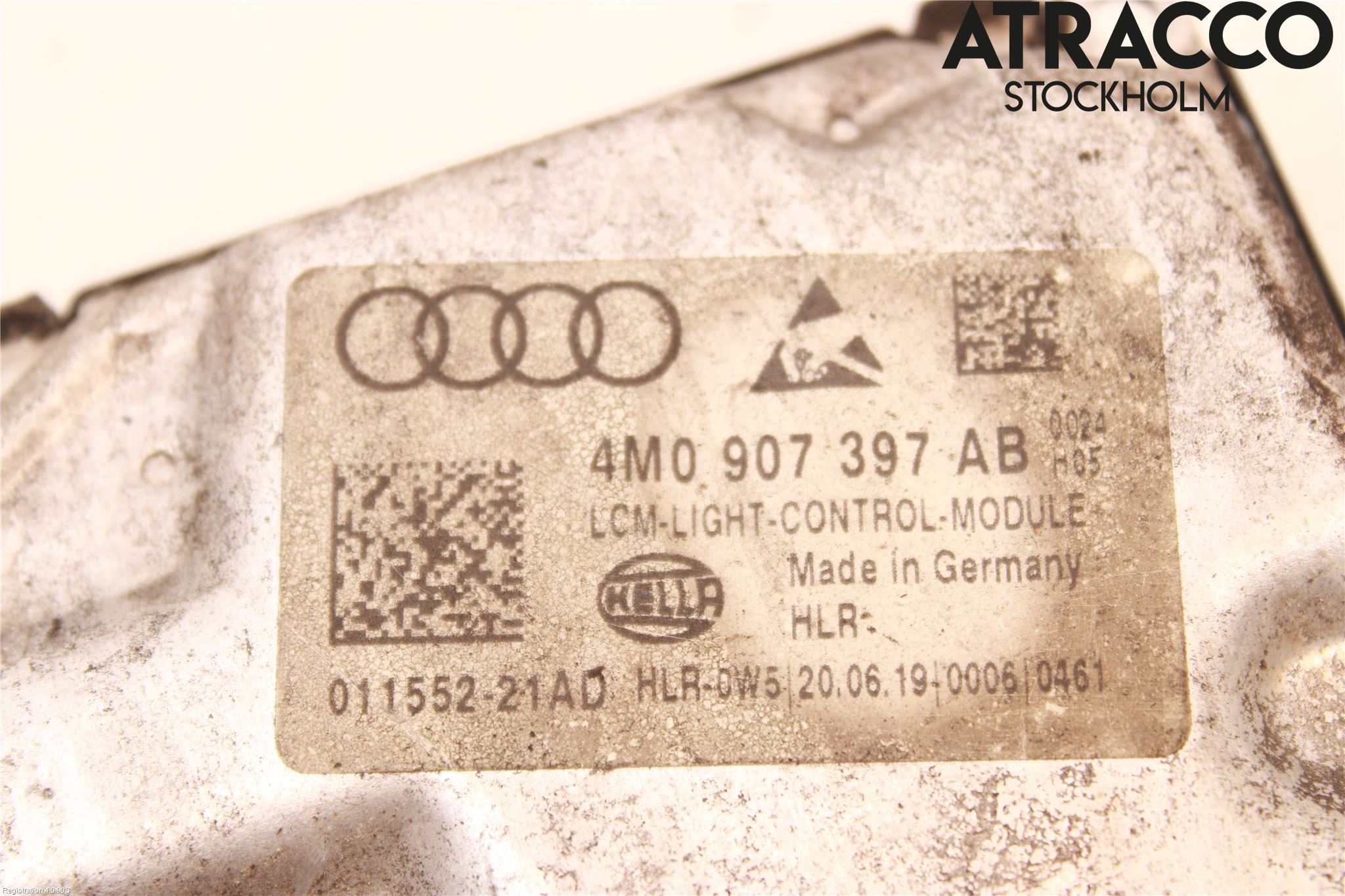 Audi A5 17- Styrenhet Strålkastare