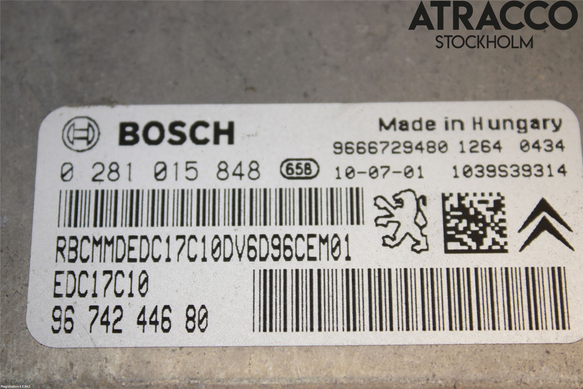 Citroen DS3 Styrenhet Inspump Diesel