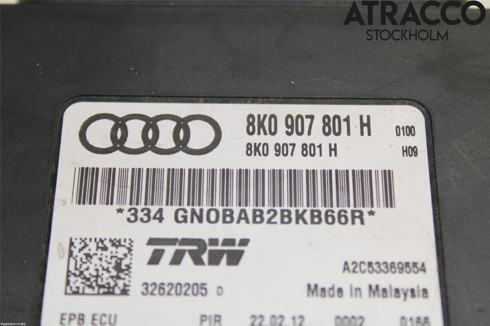 Audi Q5 09-16 Styrenhet Parkbroms Epb