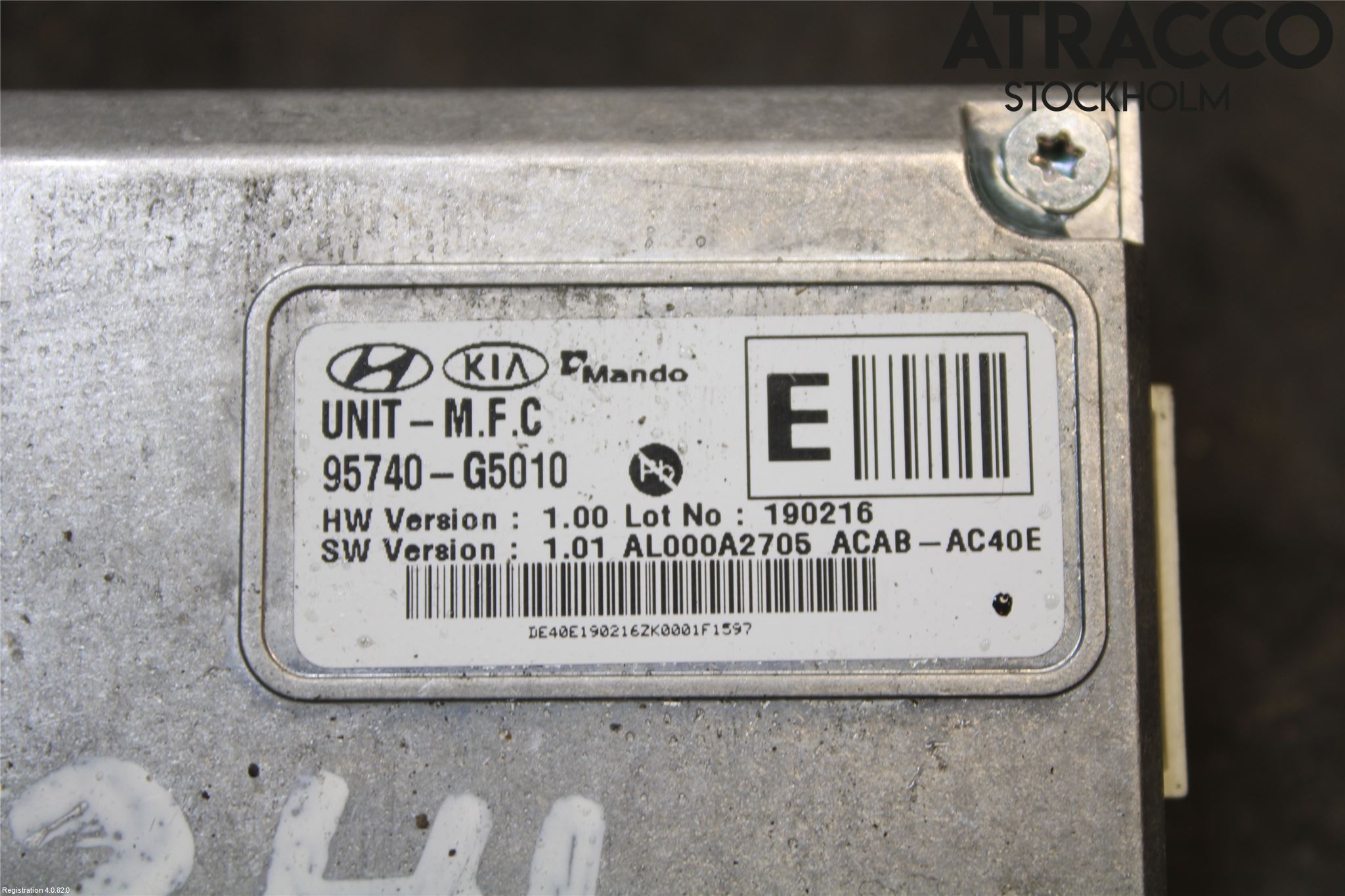 Kia NIRO (DE) 17-22 Sensor Aktivt Kollisionsskydd