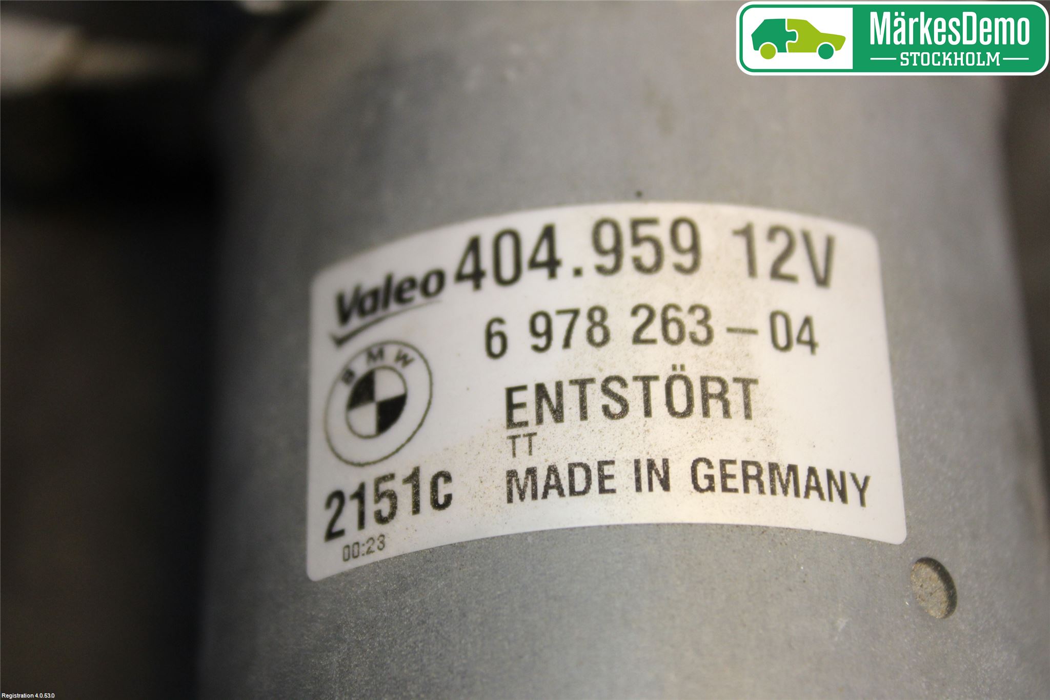 BMW 3 E90/91 SED/TOU 05-12 Torkarmotor Vindruta