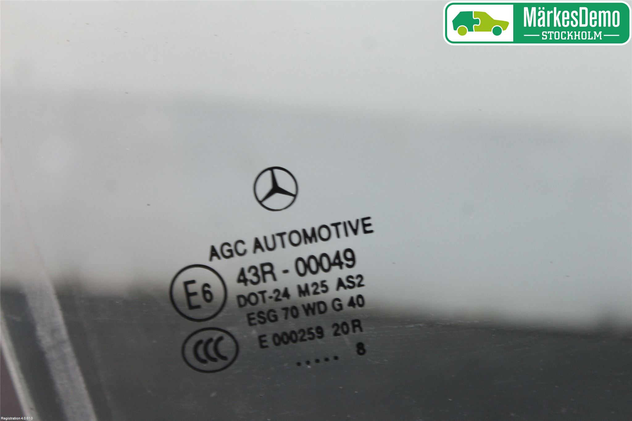 Mercedes-Benz MB C-KLASS (W204) 07-15 Dörruta Bak Höger