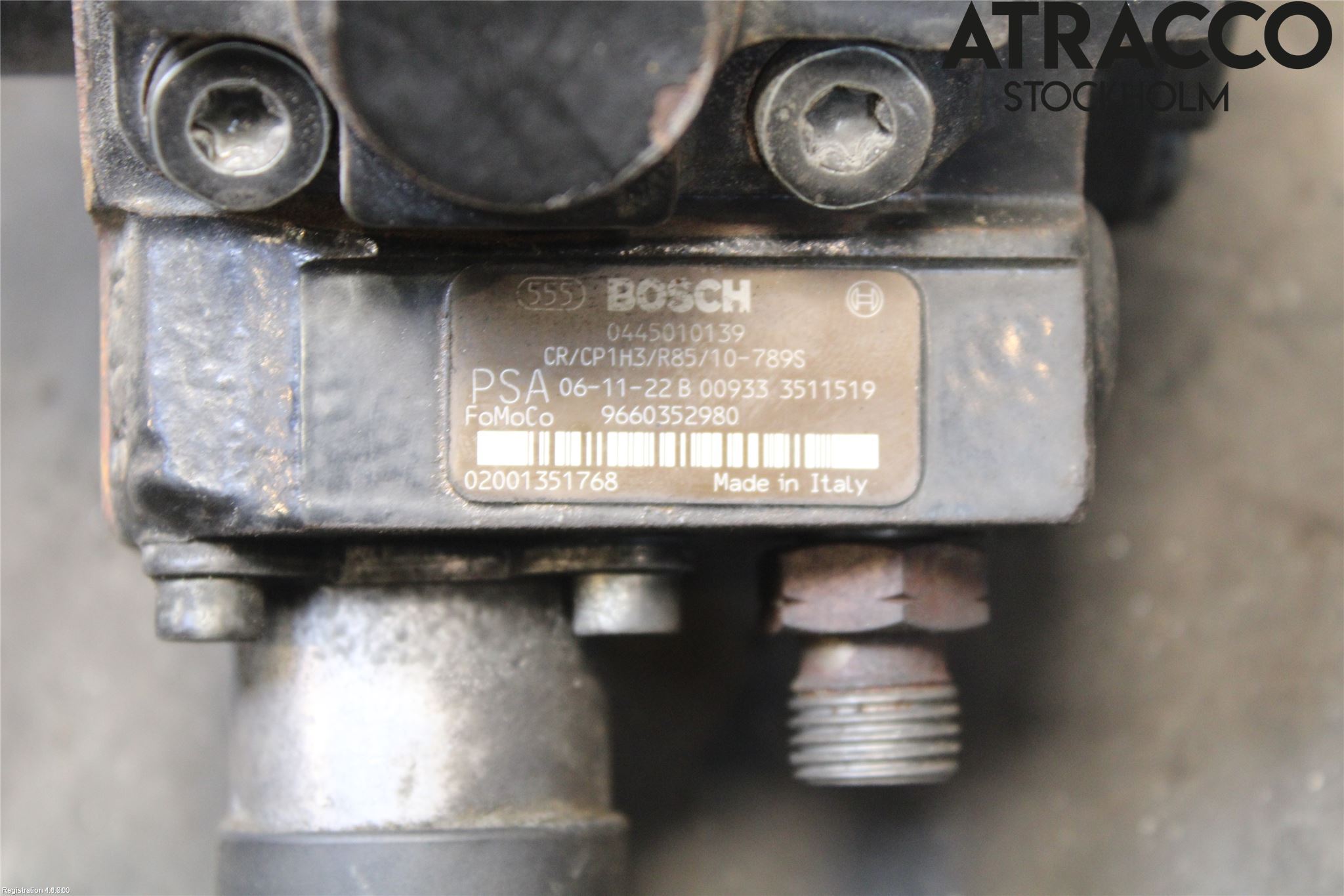 Peugeot 407 Bränsle Insppump Diesel