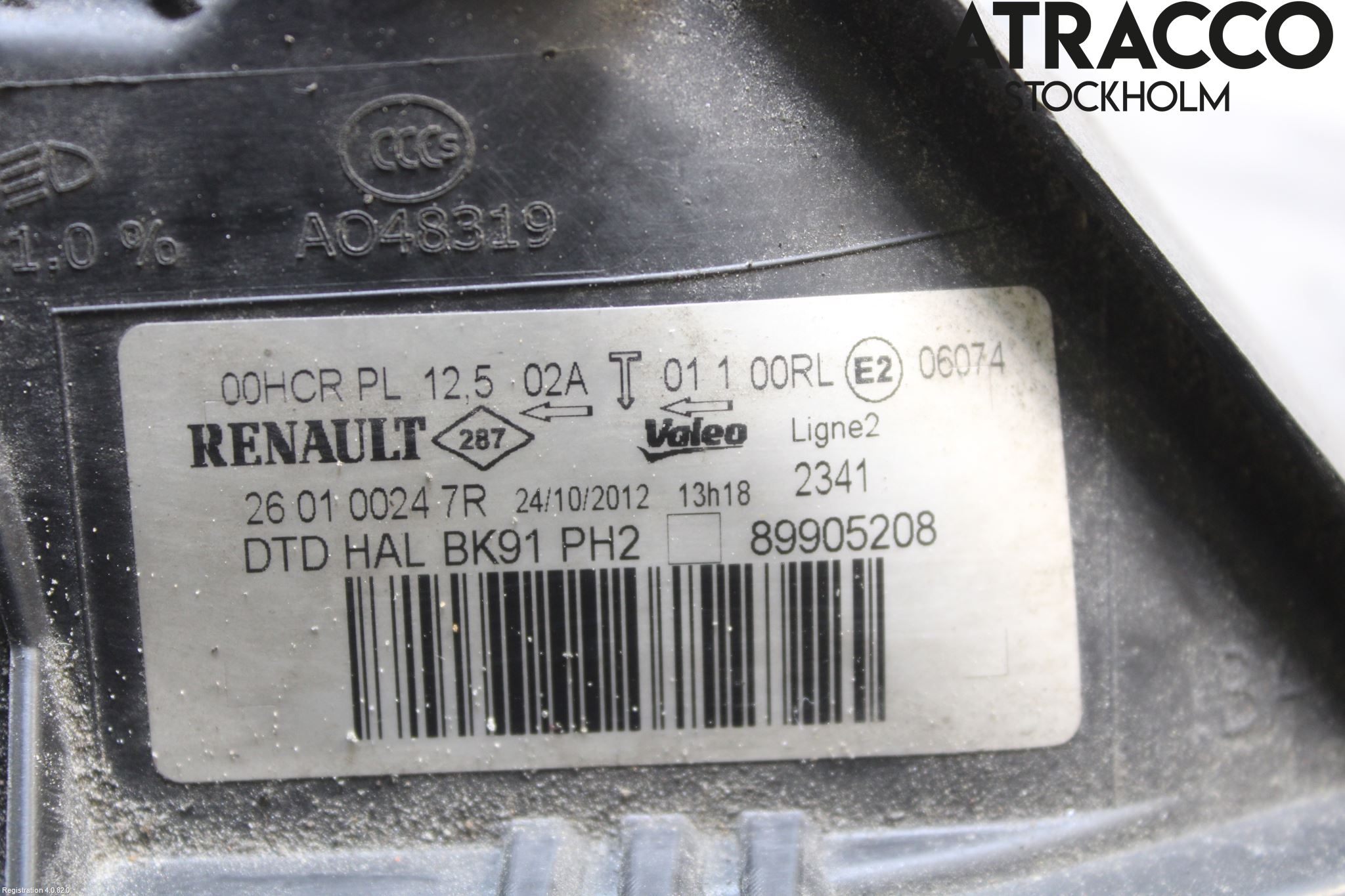 Renault MEGANE III 09-15 Strålkastare Höger