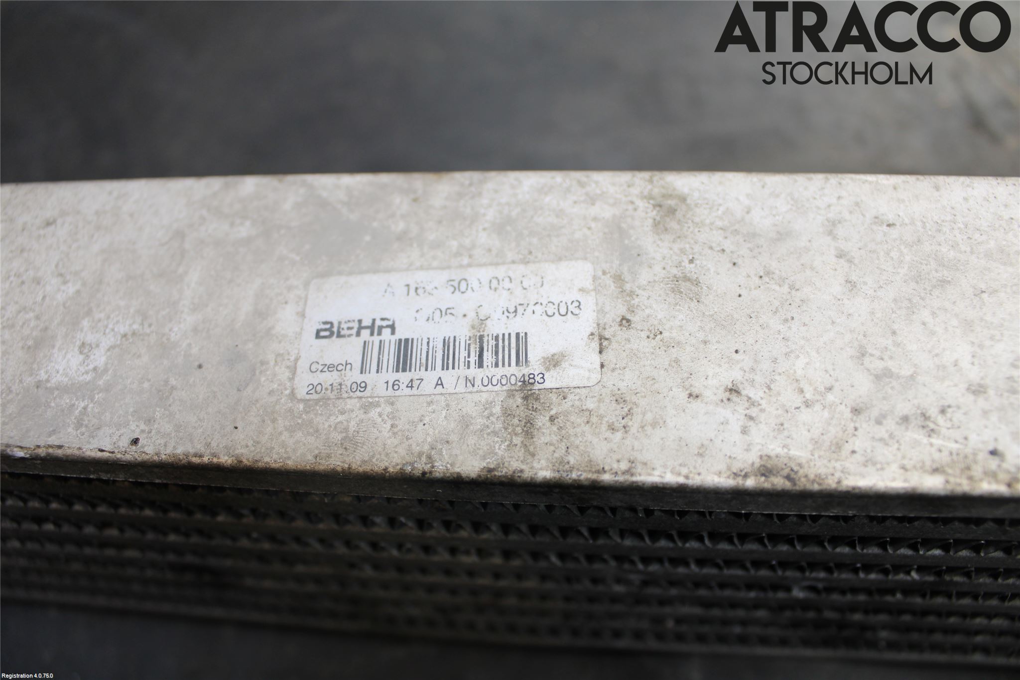 Mercedes-Benz MB A-KLASS (W169) 04-12 Laddluft-Intercooler Kyl