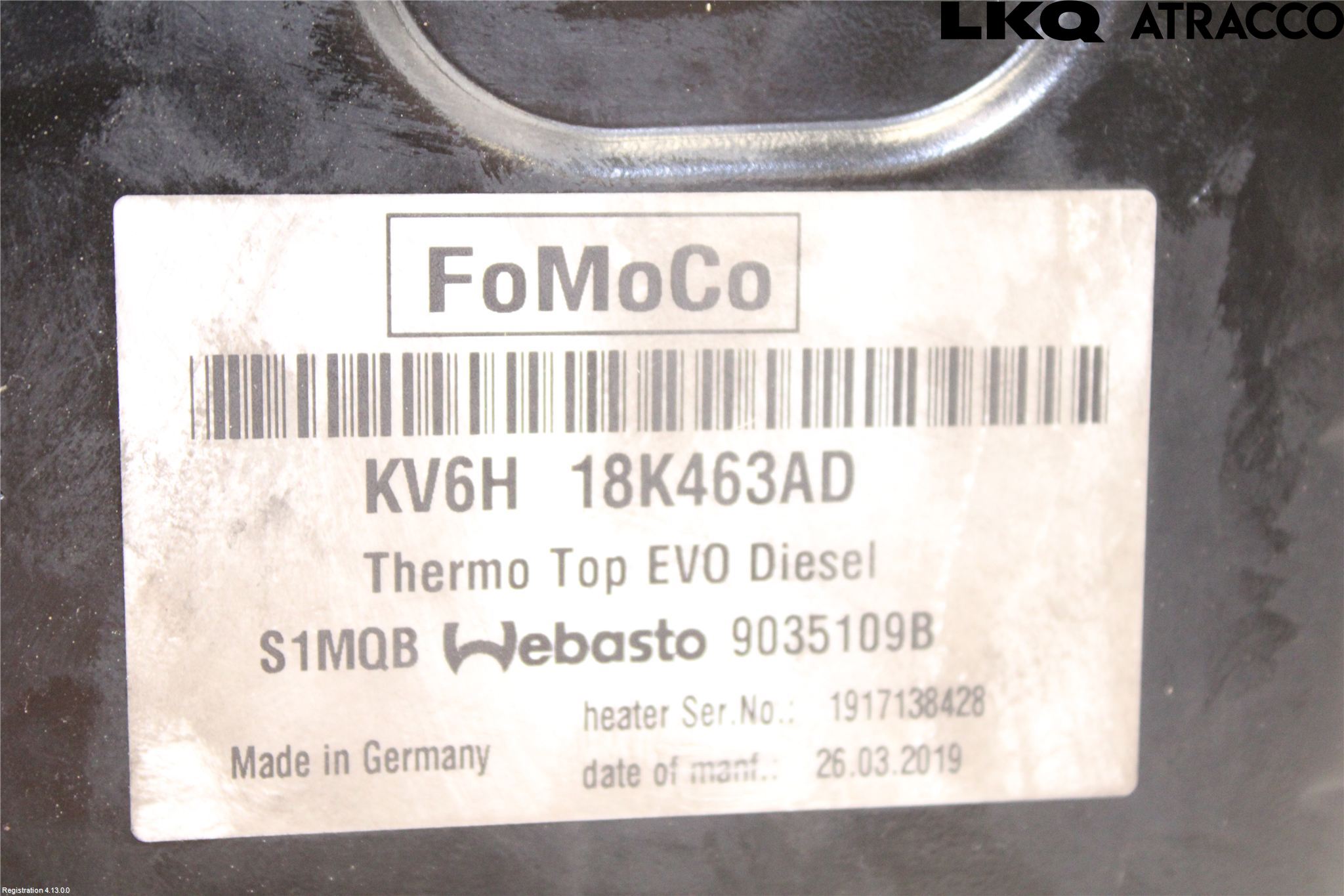 Ford TRANSIT/TOURNEO CONNECT 13-22 Dieselvärmare