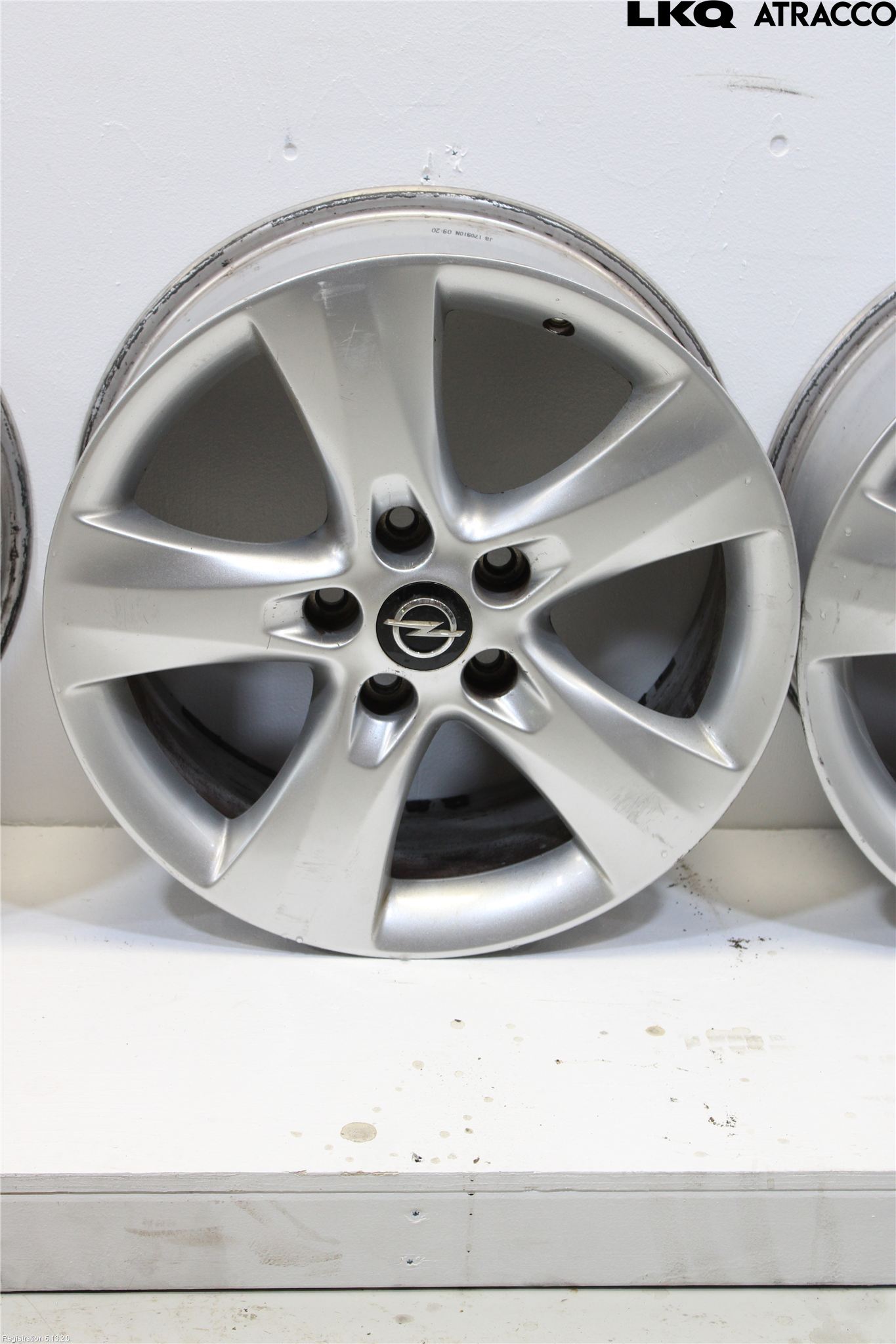 Opel ASTRA J 10-15 Fälgsats Aluminium