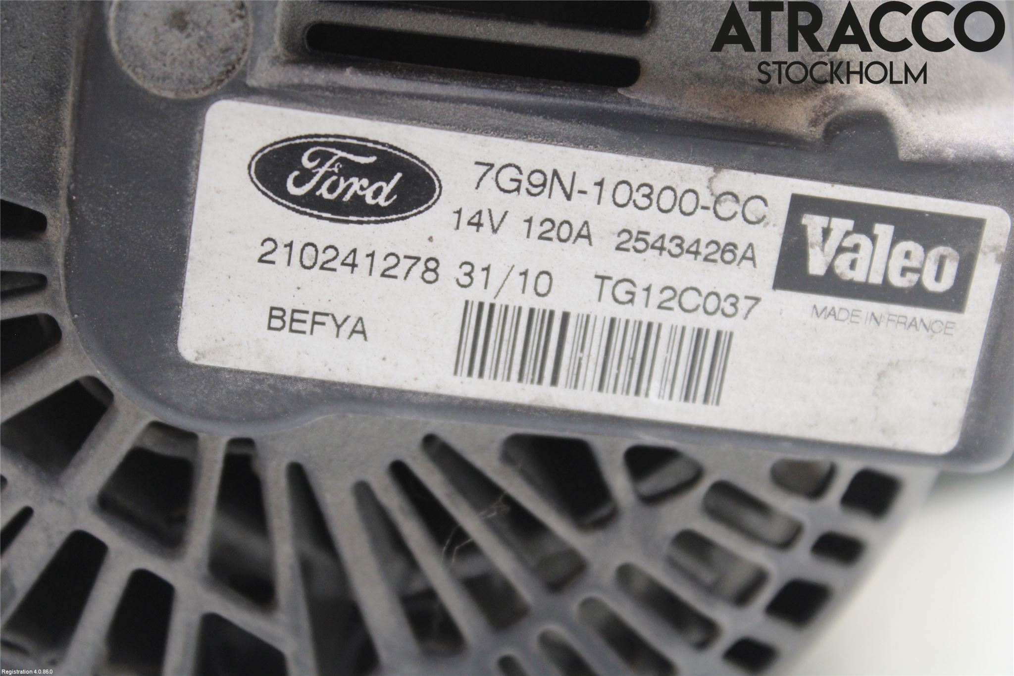 Ford FIESTA 09-12 Generator