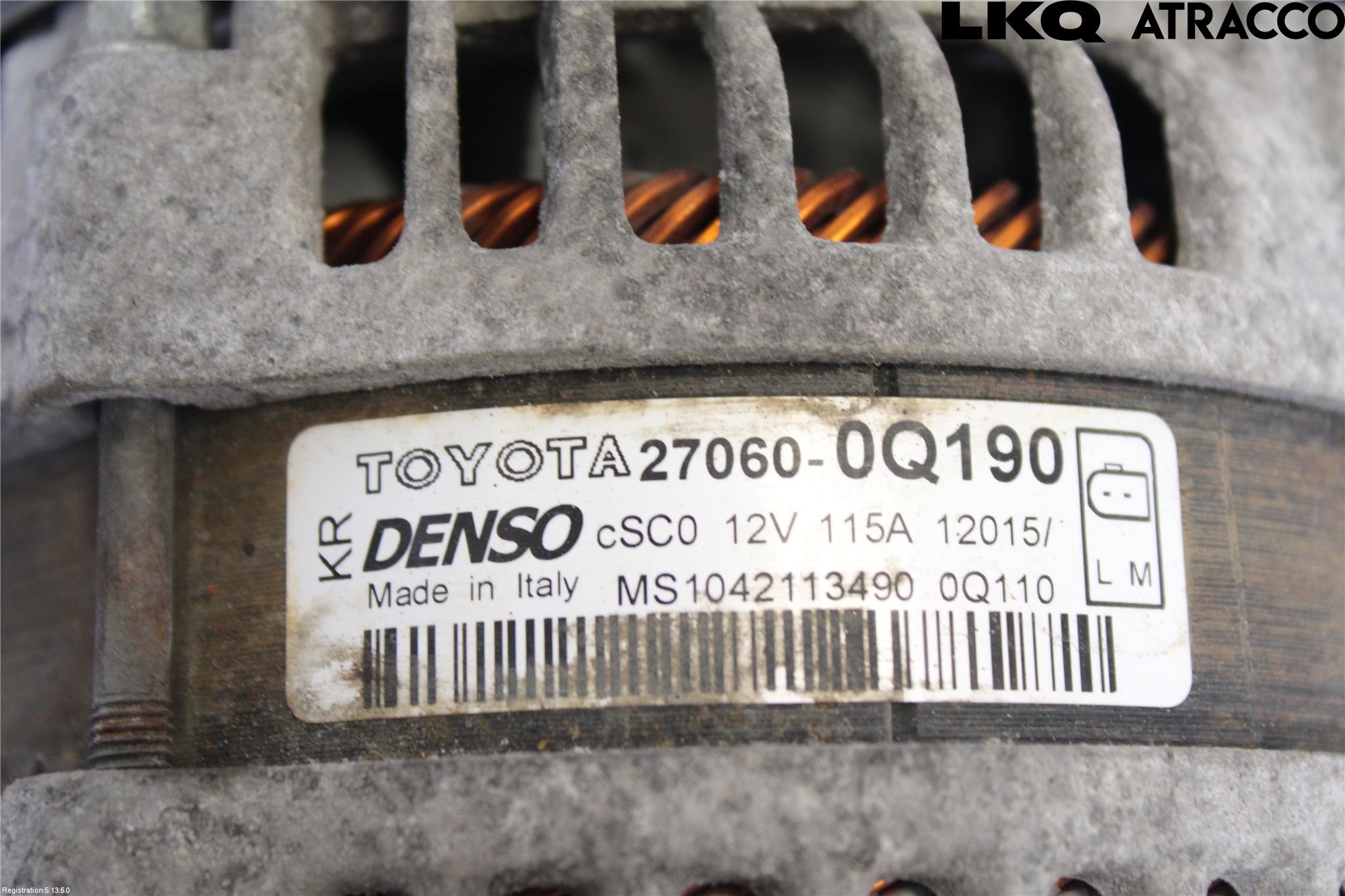 Toyota AYGO 15-21 Generator