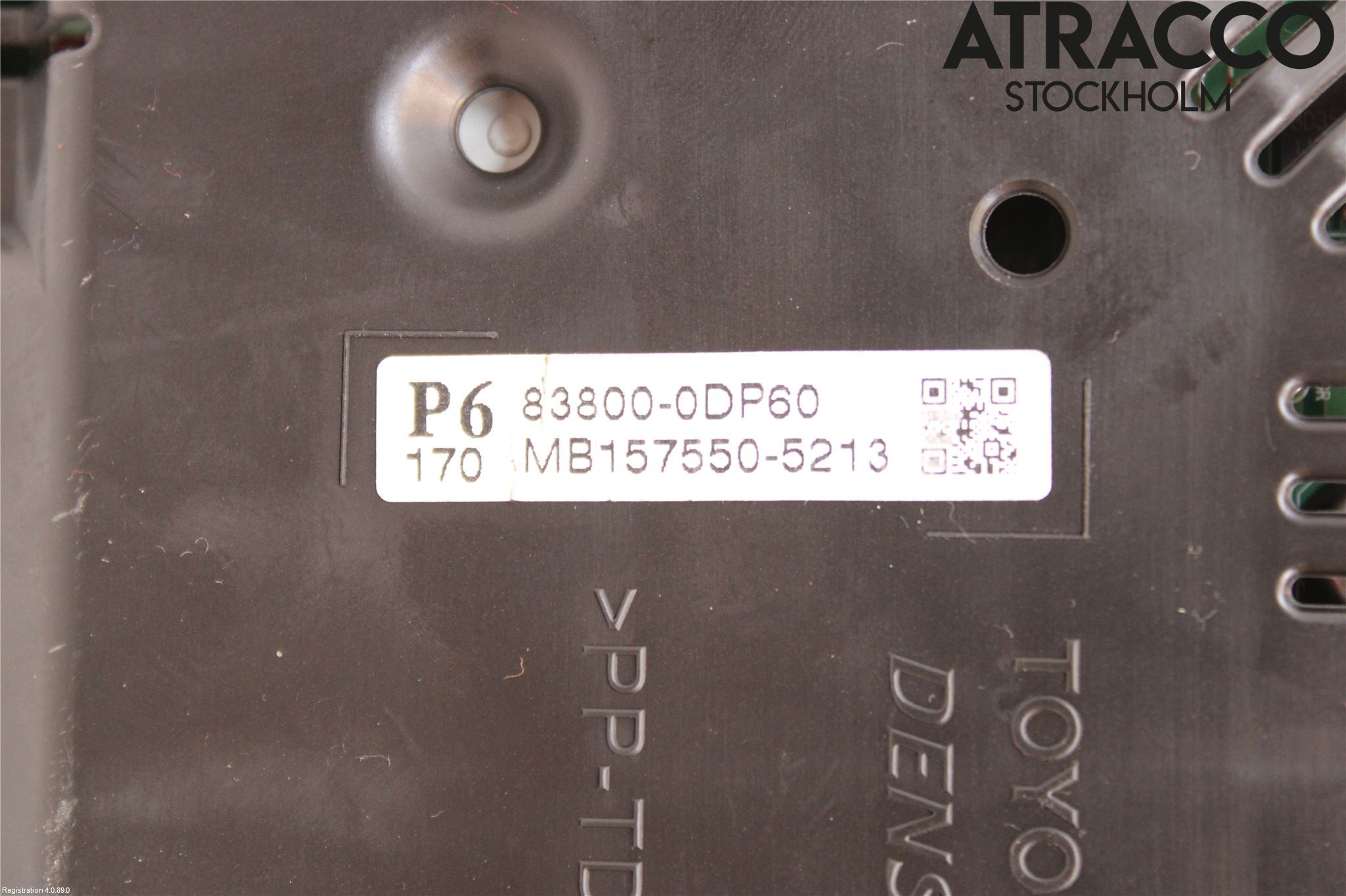 Toyota YARIS XP130 12-14 Instrument Komb