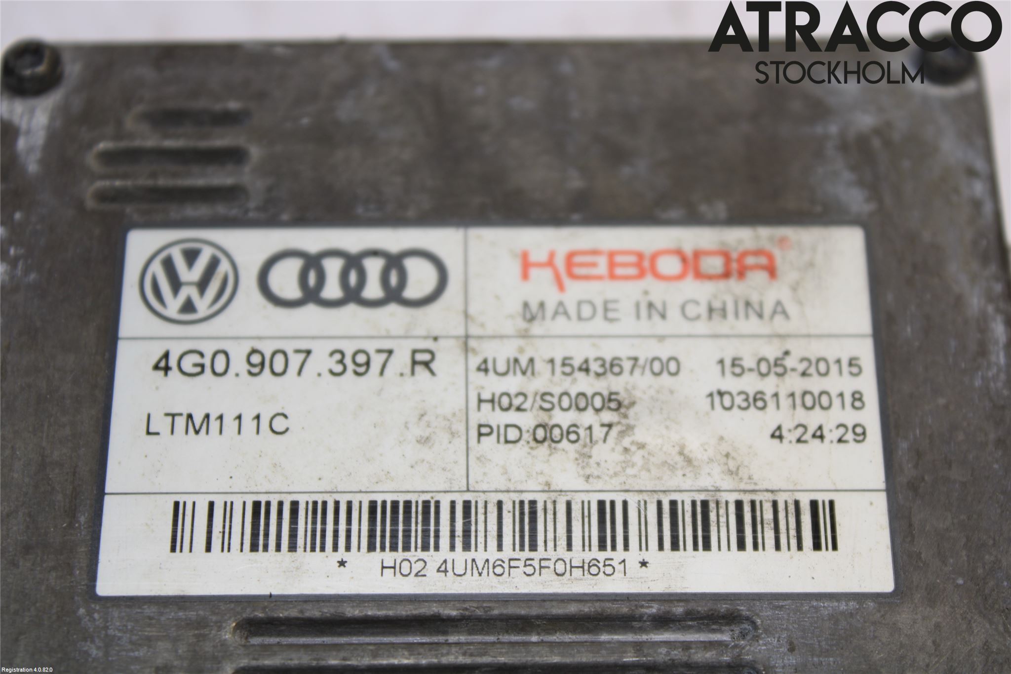 Audi A6/S6 4G 11-18 Styrenhet Strålkastare