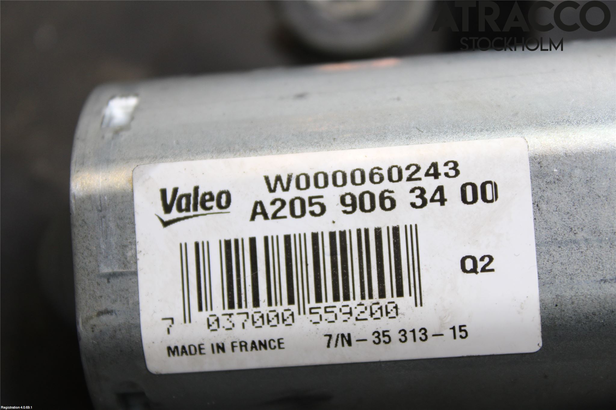 Mercedes-Benz MB C-KLASS (W205) 14-21 Torkarmotor Baklucka