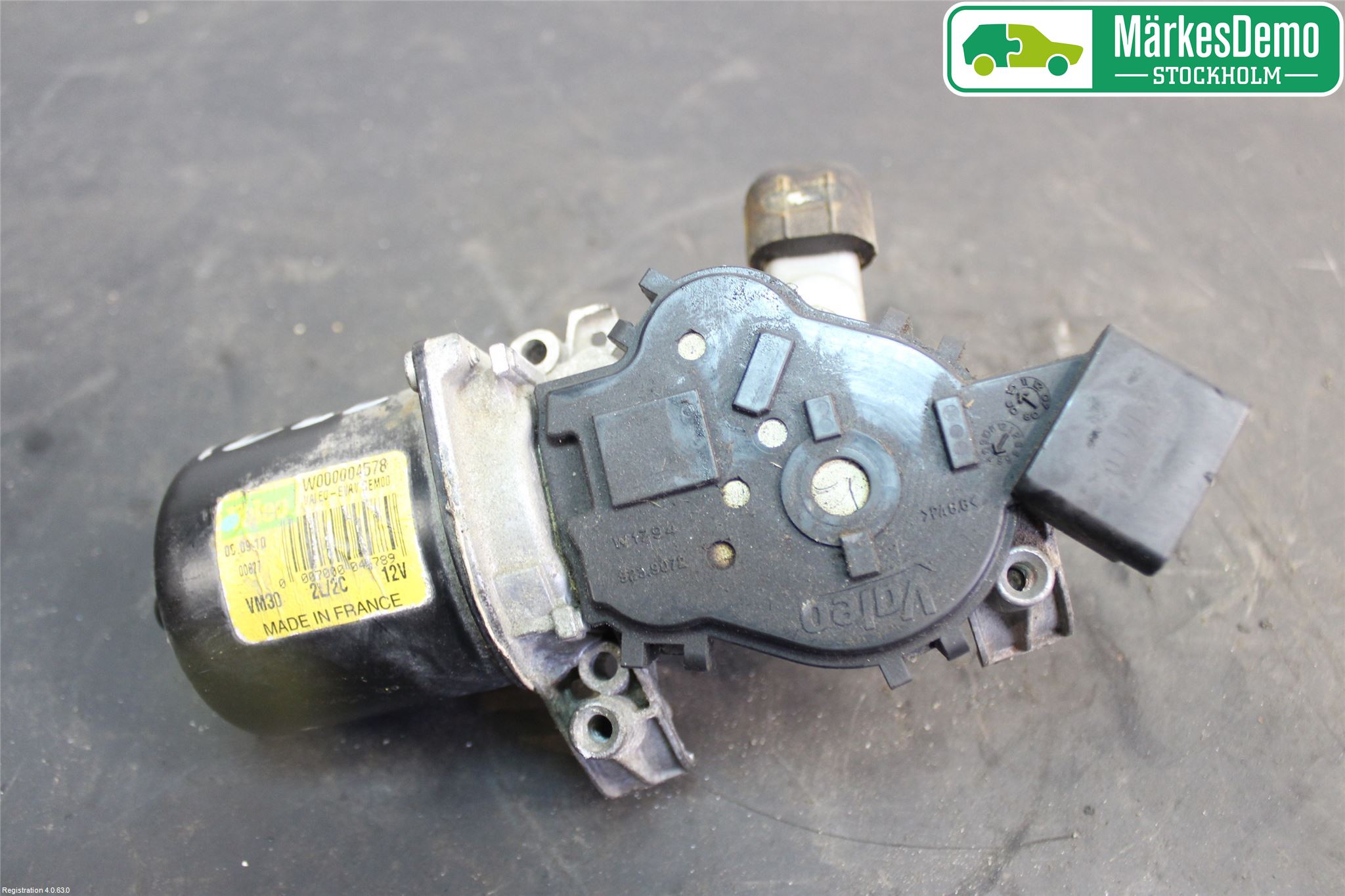 Citroen C3 10-17 Torkarmotor Vindruta