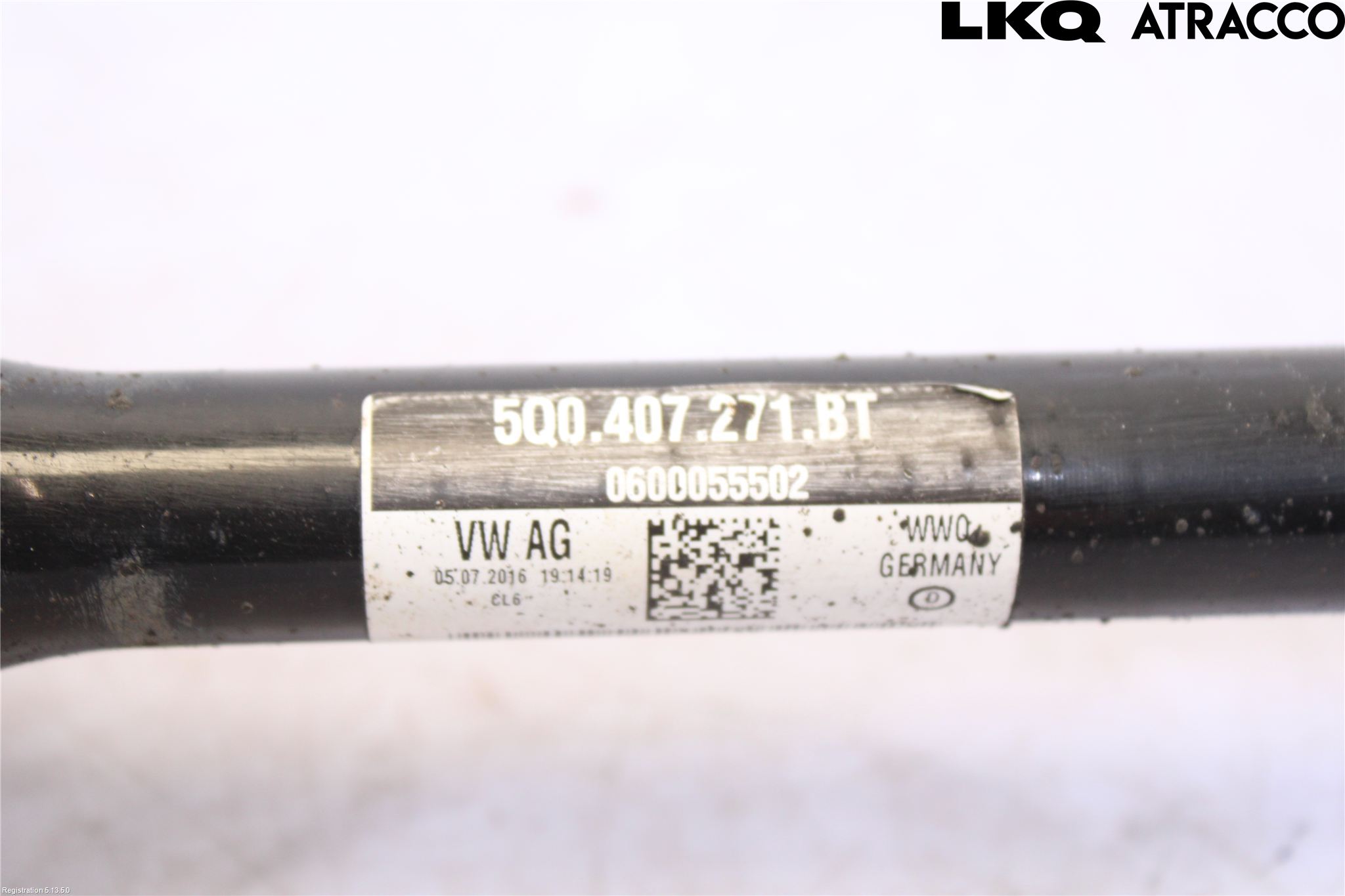 Audi A3/S3 8V 13-20 Drivaxel Fram Vänster