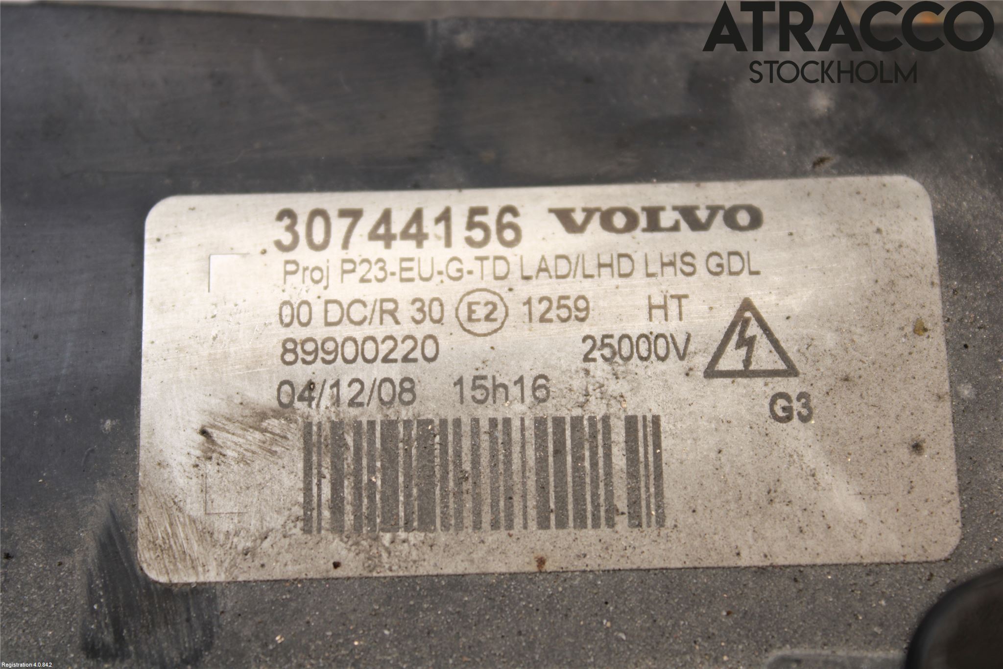 Volvo S80 04-06 Strålkastare Vänster