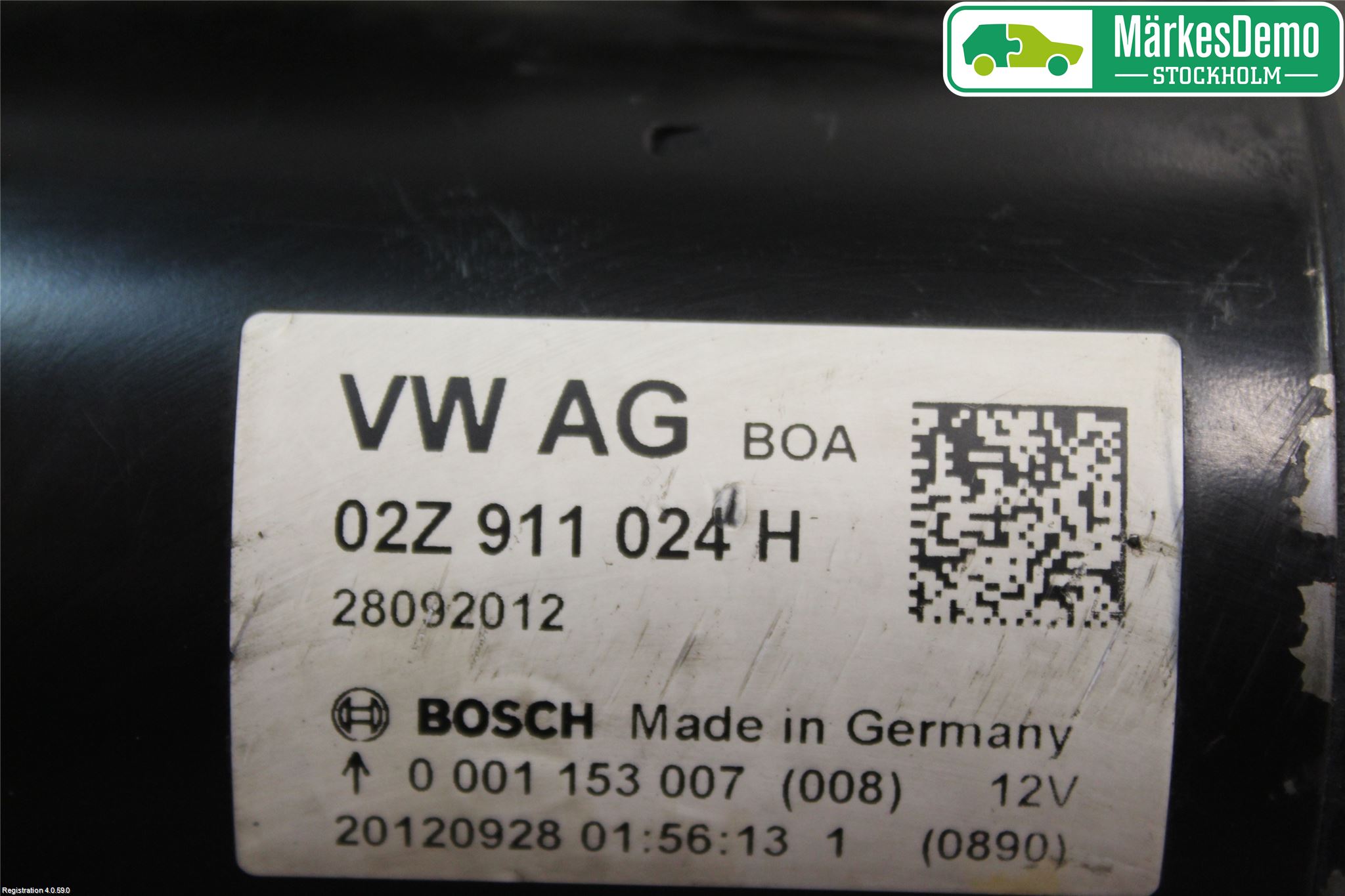 Volkswagen VW GOLF PLUS/CROSS GOLF 04-14 Startmotor Diesel