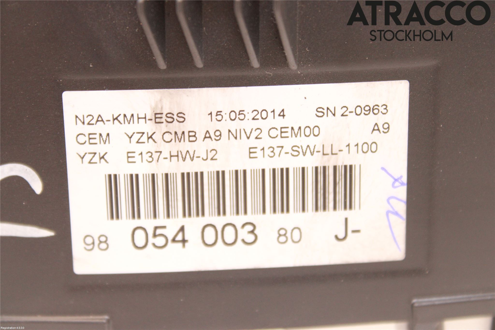 Peugeot 208 12-15 Instrument Komb