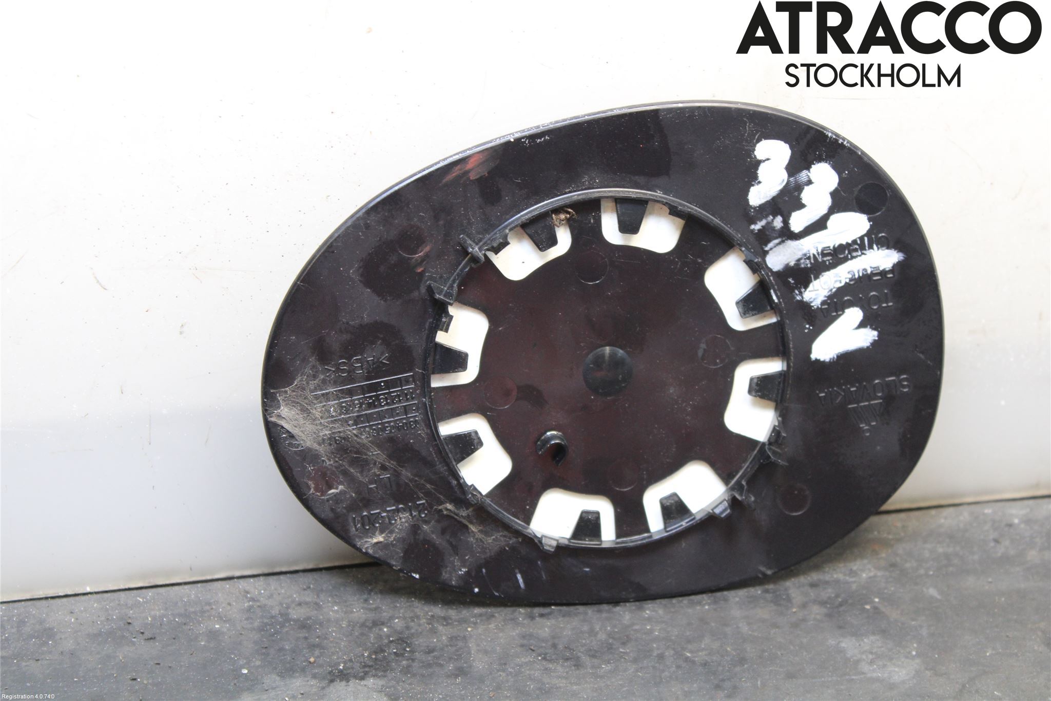 Peugeot 107 Spegelglas Vä