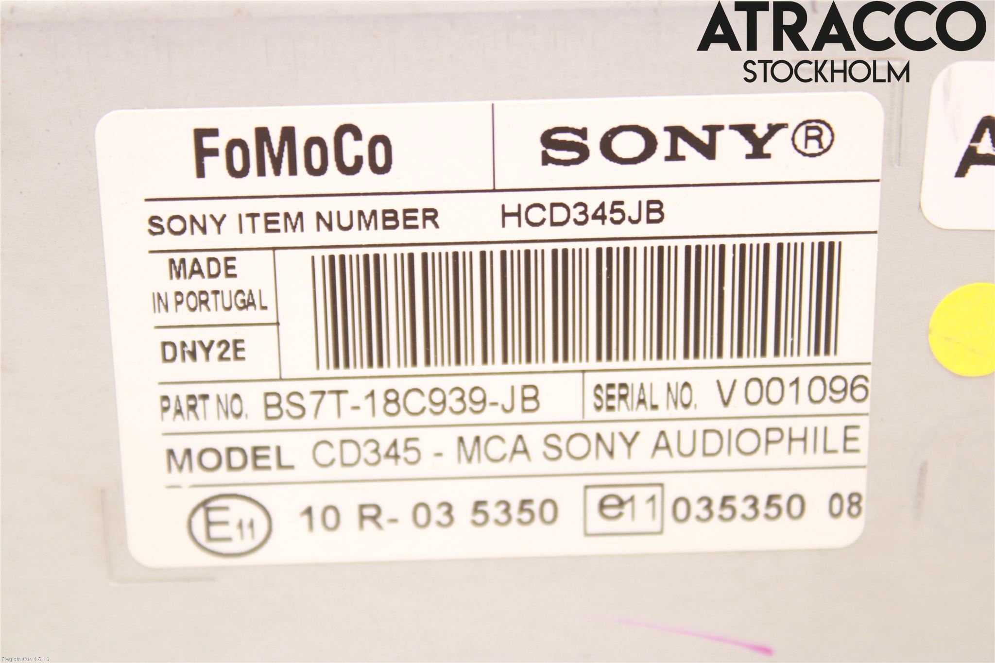 Ford MONDEO 07-15 Cd Radio - Multimediapanel