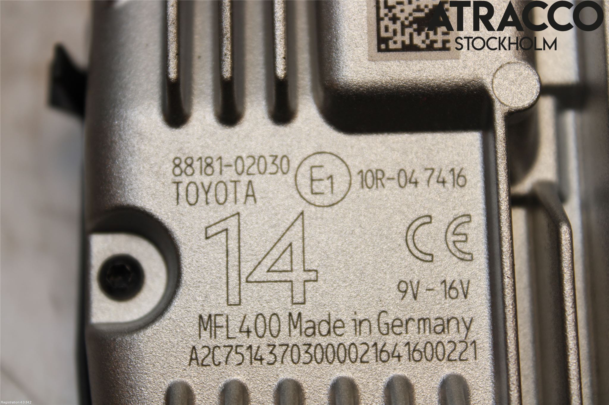Toyota AURIS 13-19 Sensor Aktivt Kollisionsskydd