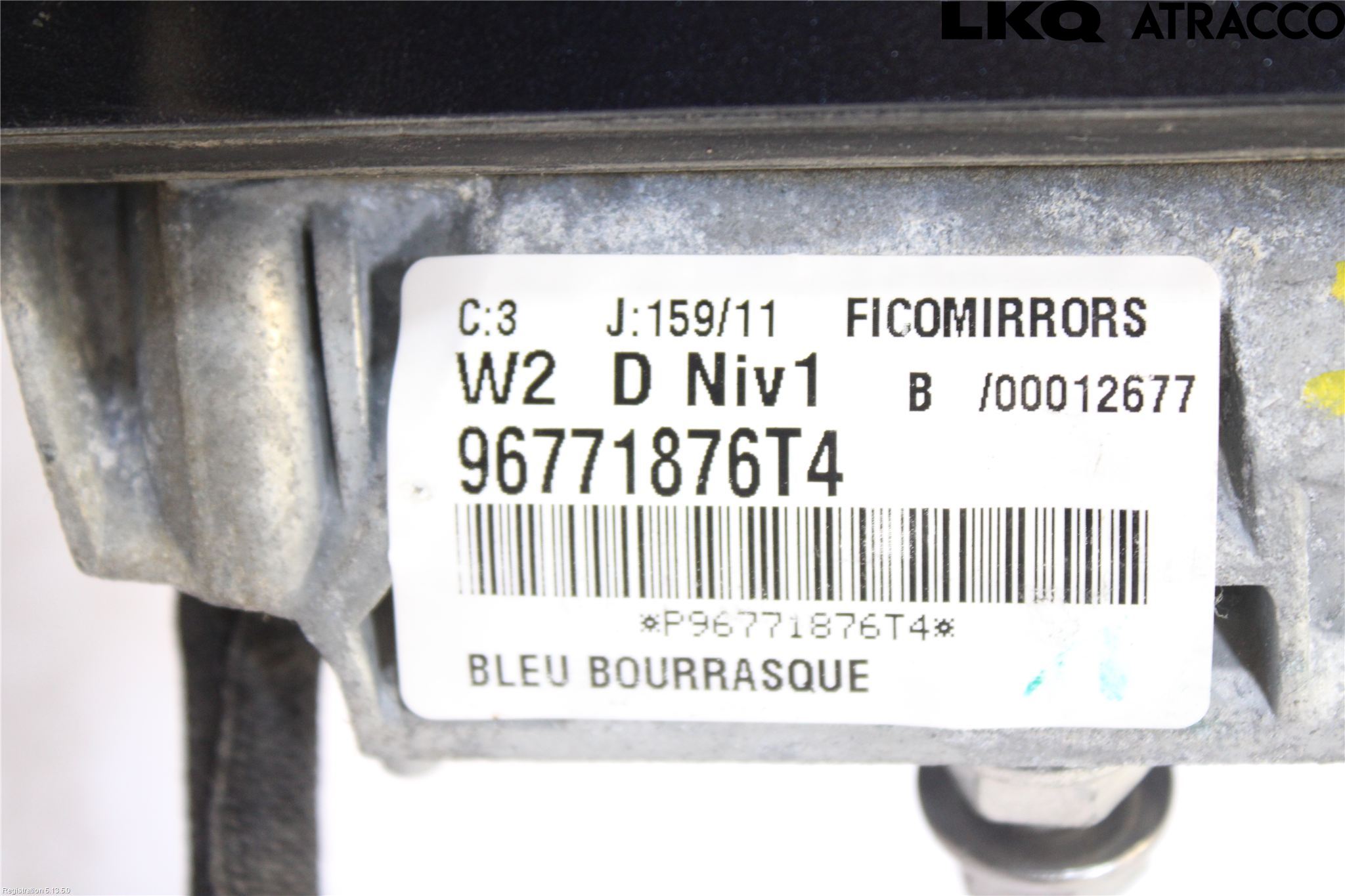 Peugeot 508 11-18 Spegel Yttre El Hö