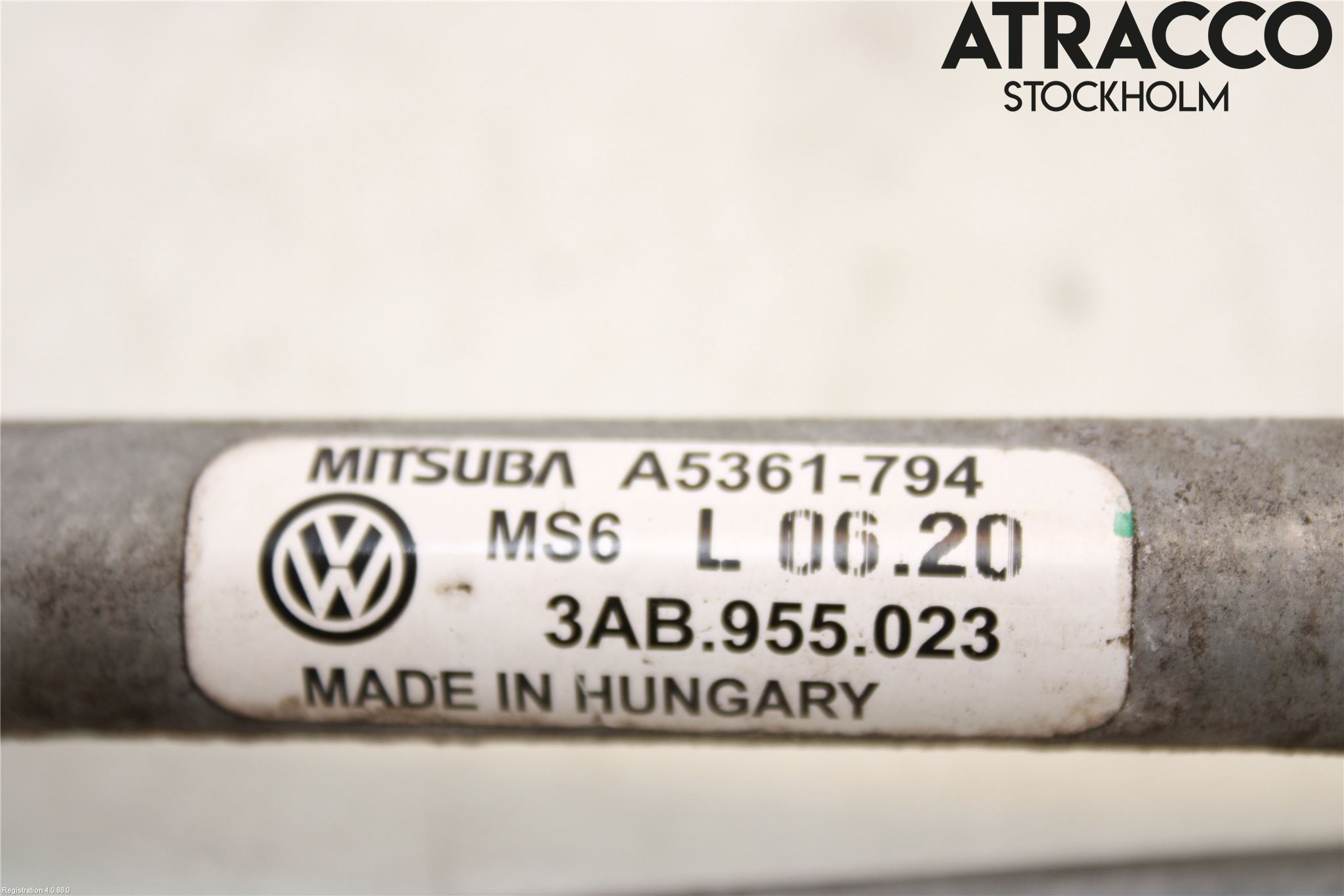 Volkswagen VW PASSAT 11-14 Torkarmekanism Vindruta