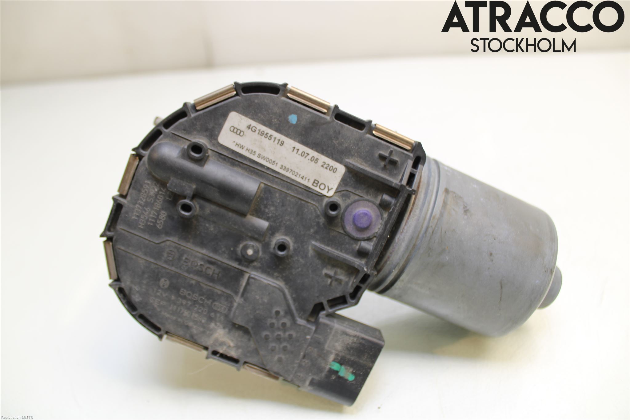 Audi A6/S6 4G 11-18 Torkarmotor Vindruta