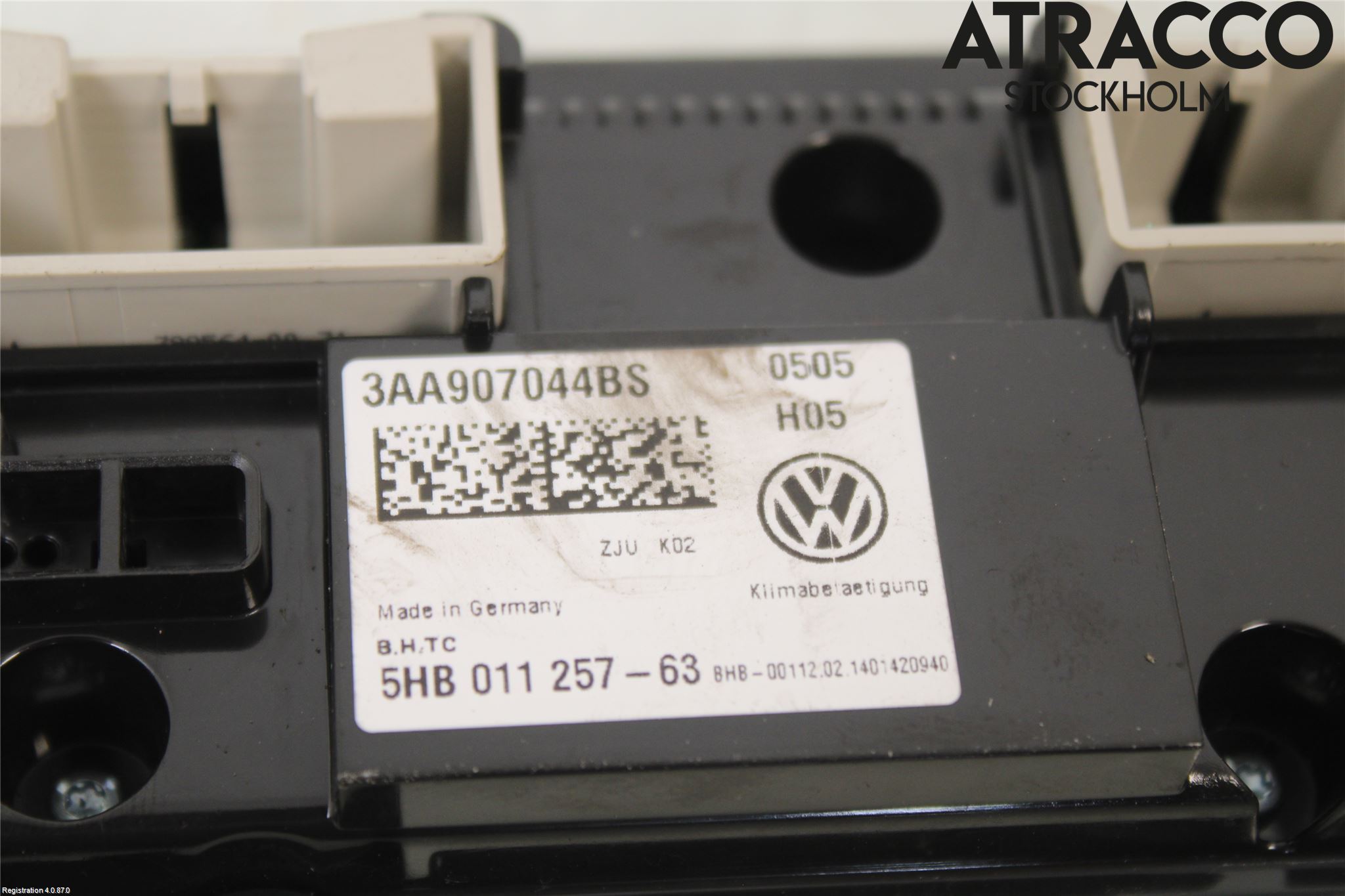 Volkswagen VW PASSAT 11-14 Ac Styrenhet Ac Manöveren