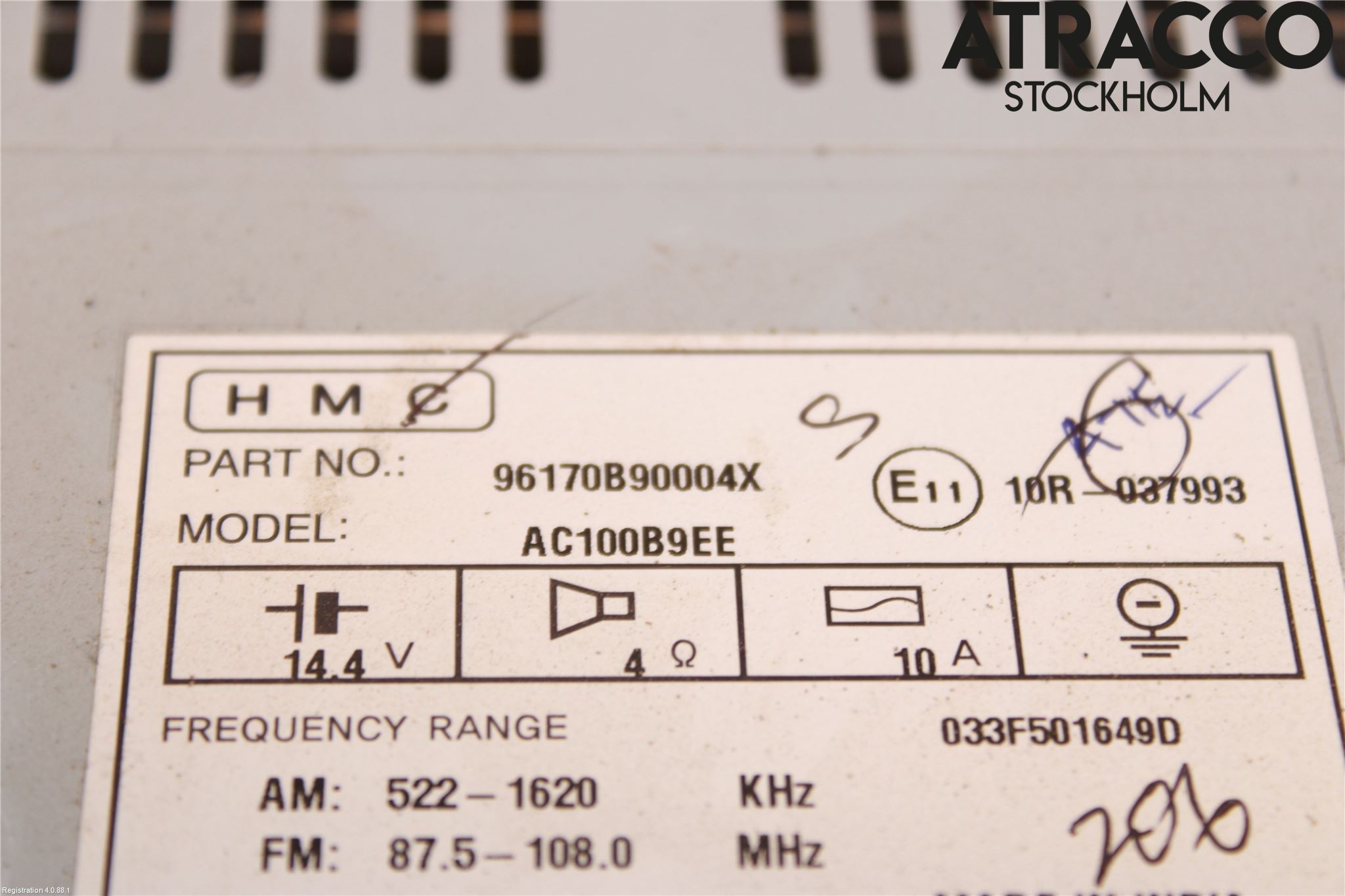 Hyundai i10 BA 14-16 Cd Radio - Multimediapanel